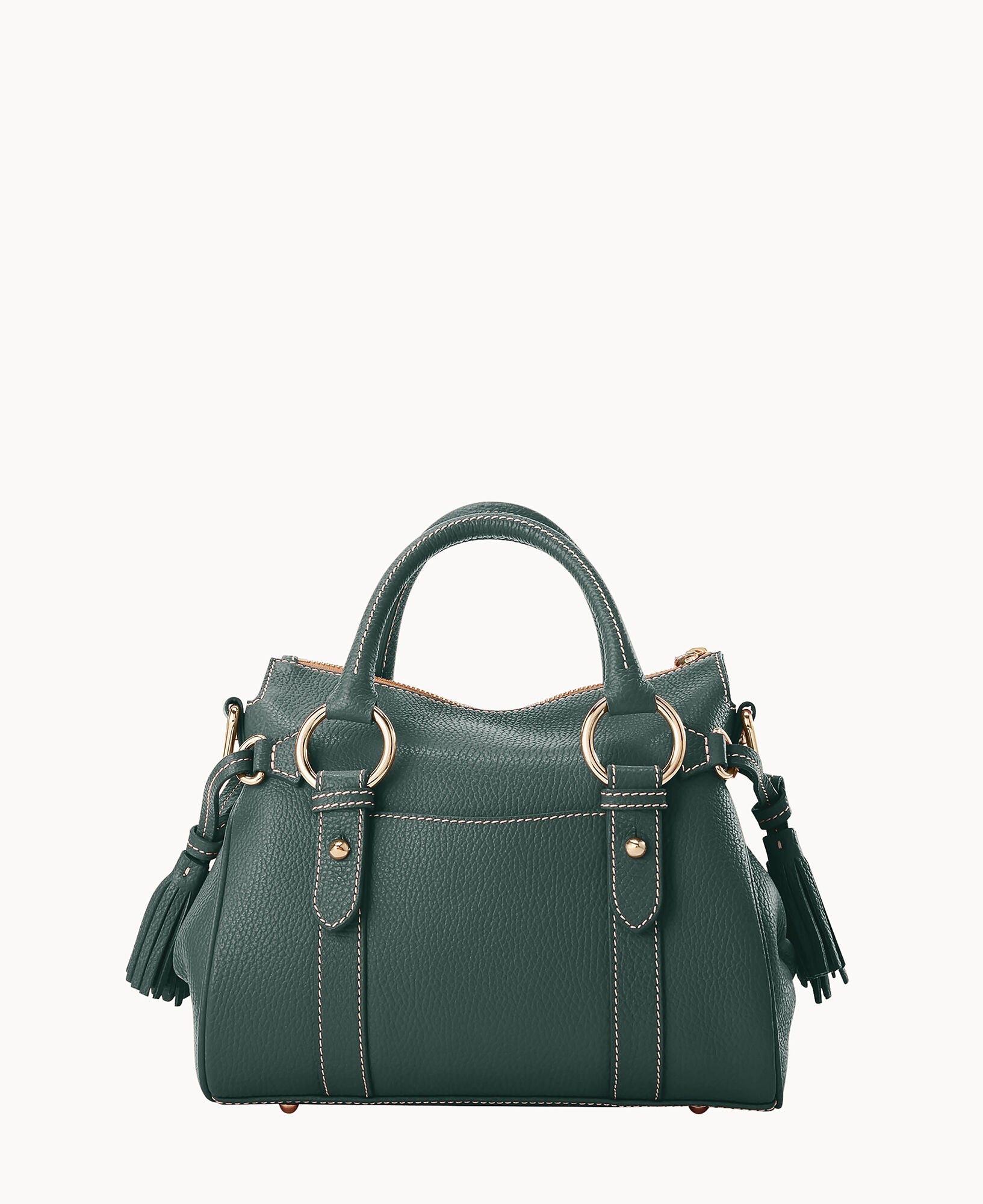 Lucca Leather Satchel With Pocket