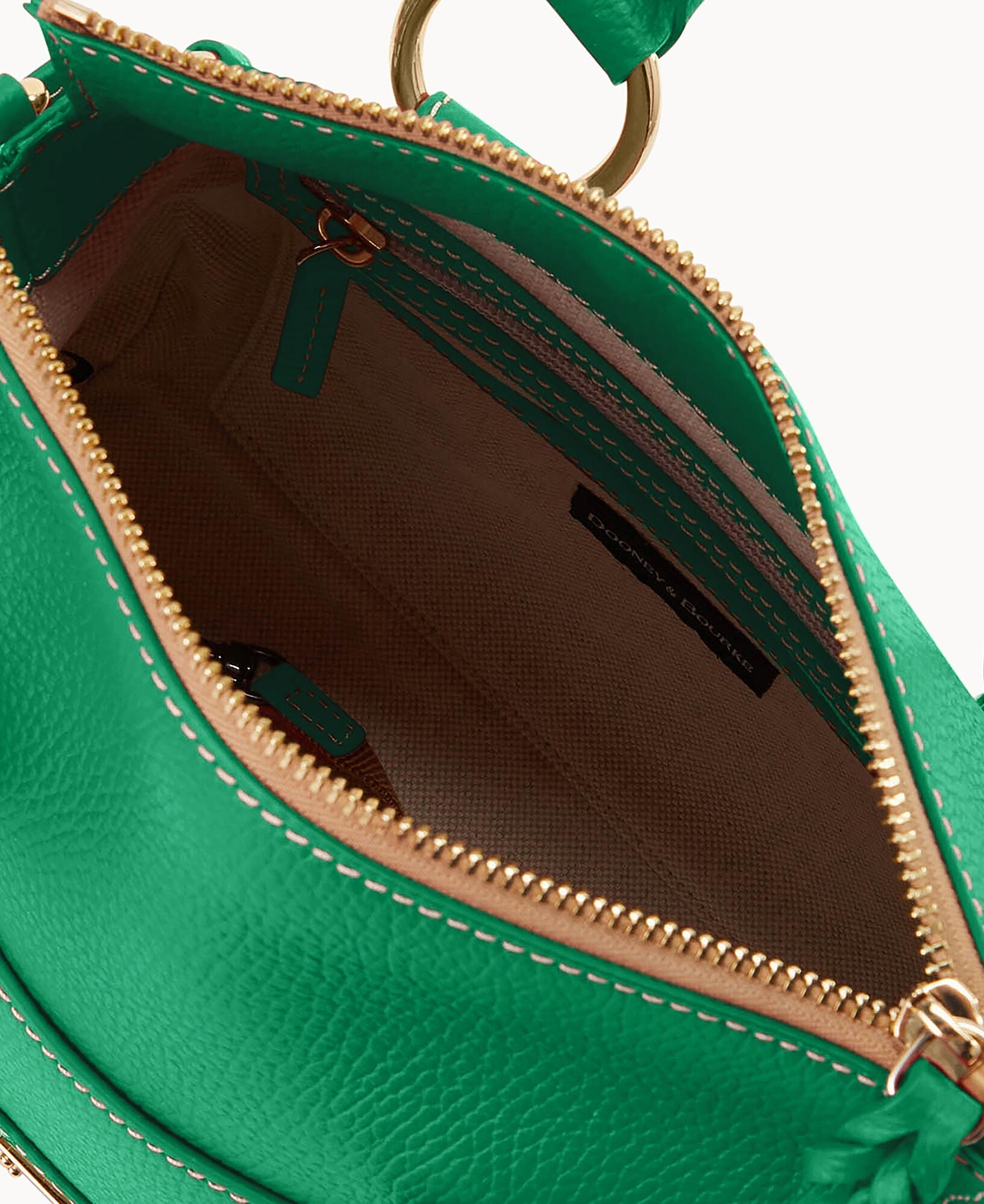 Lucca Leather Satchel With Pocket