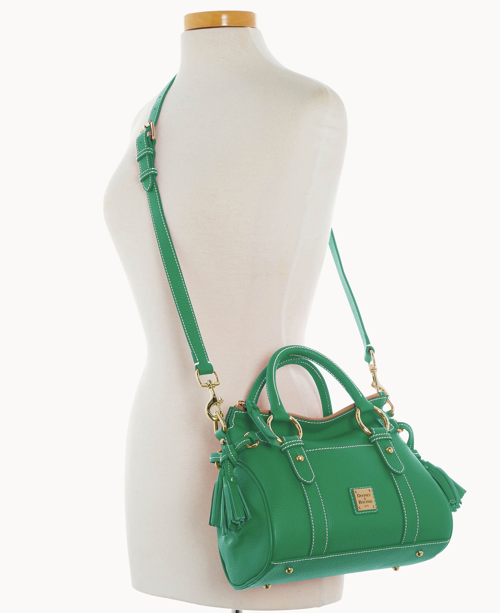 Lucca Leather Satchel With Pocket