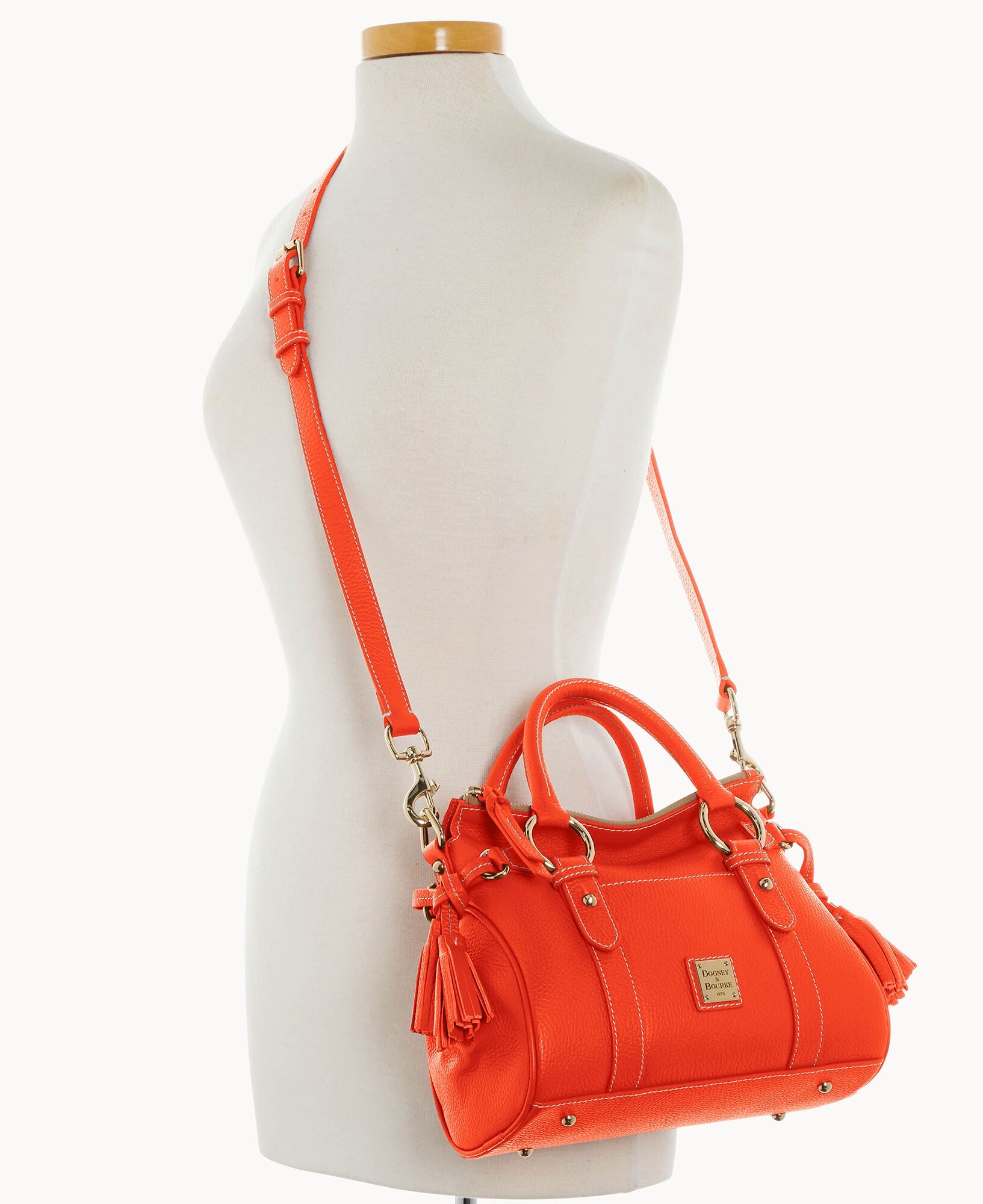 Lucca Leather Satchel With Pocket