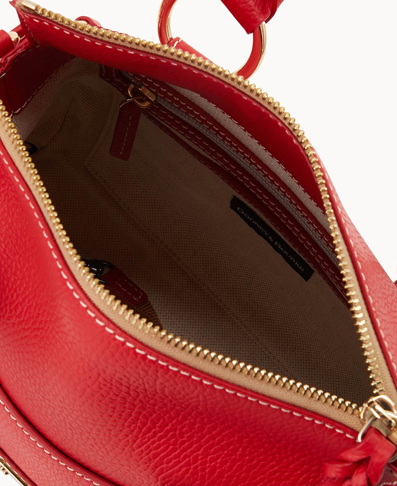 Lucca Leather Satchel With Pocket