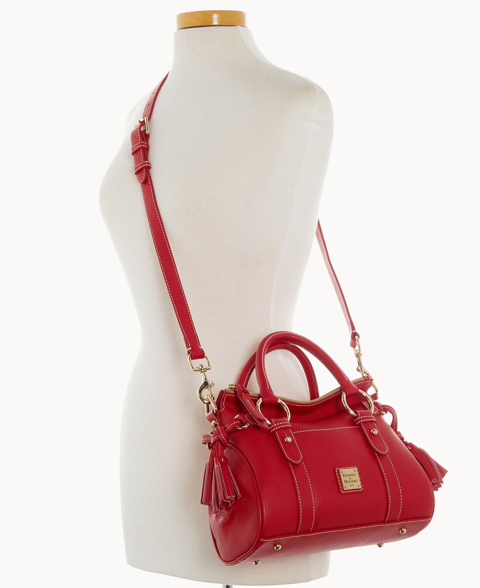 Lucca Leather Satchel With Pocket