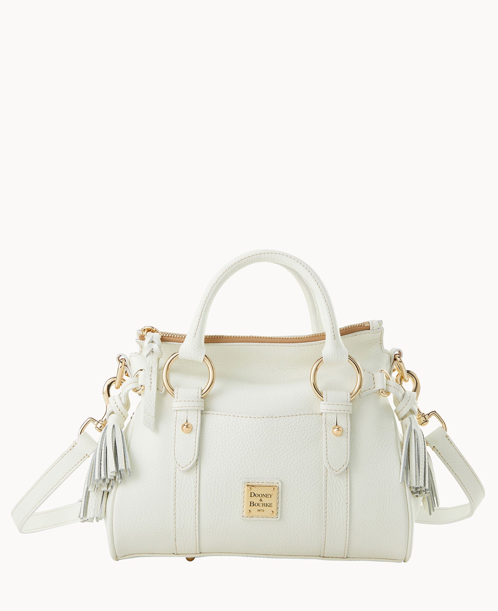 Lucca Leather Satchel With Pocket