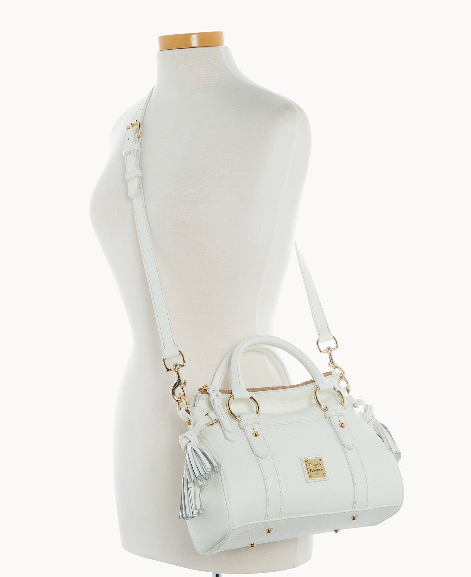 Lucca Leather Satchel With Pocket