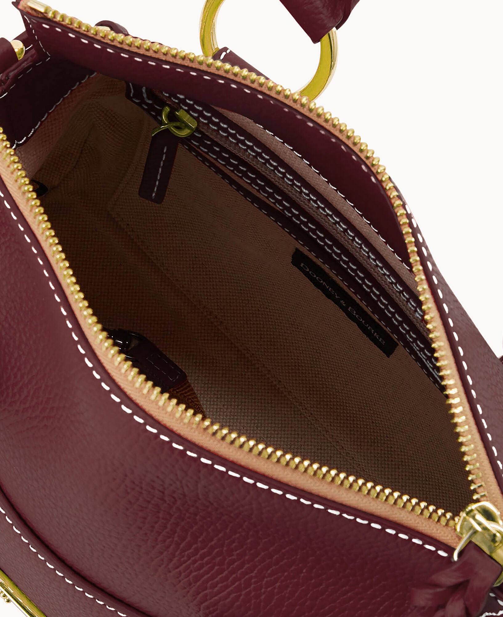 Lucca Leather Satchel With Pocket