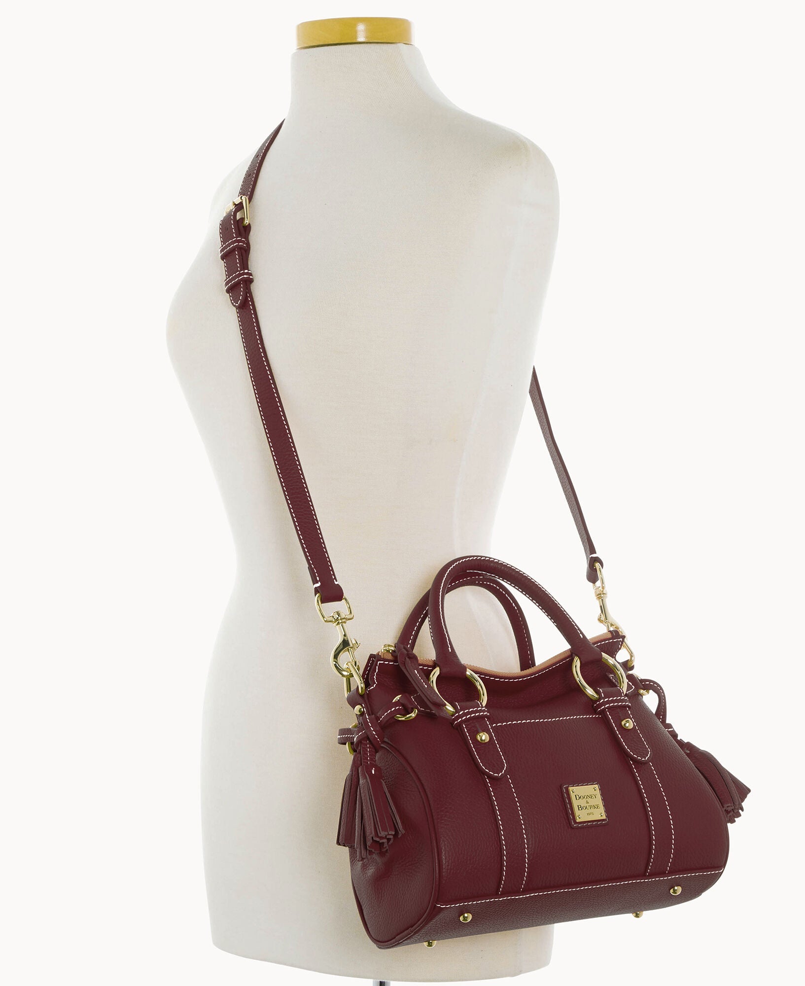 Lucca Leather Satchel With Pocket