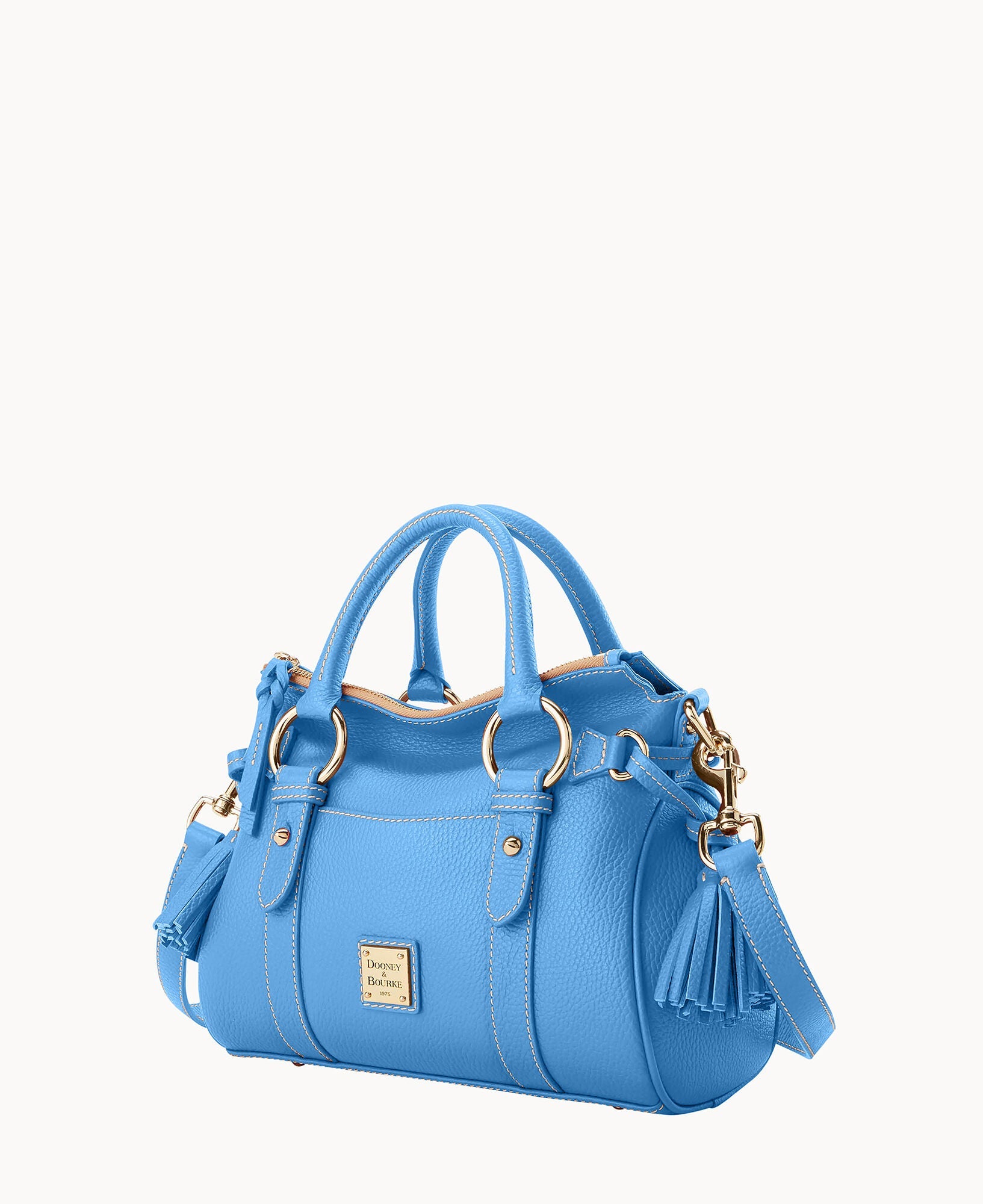 Lucca Leather Satchel With Pocket