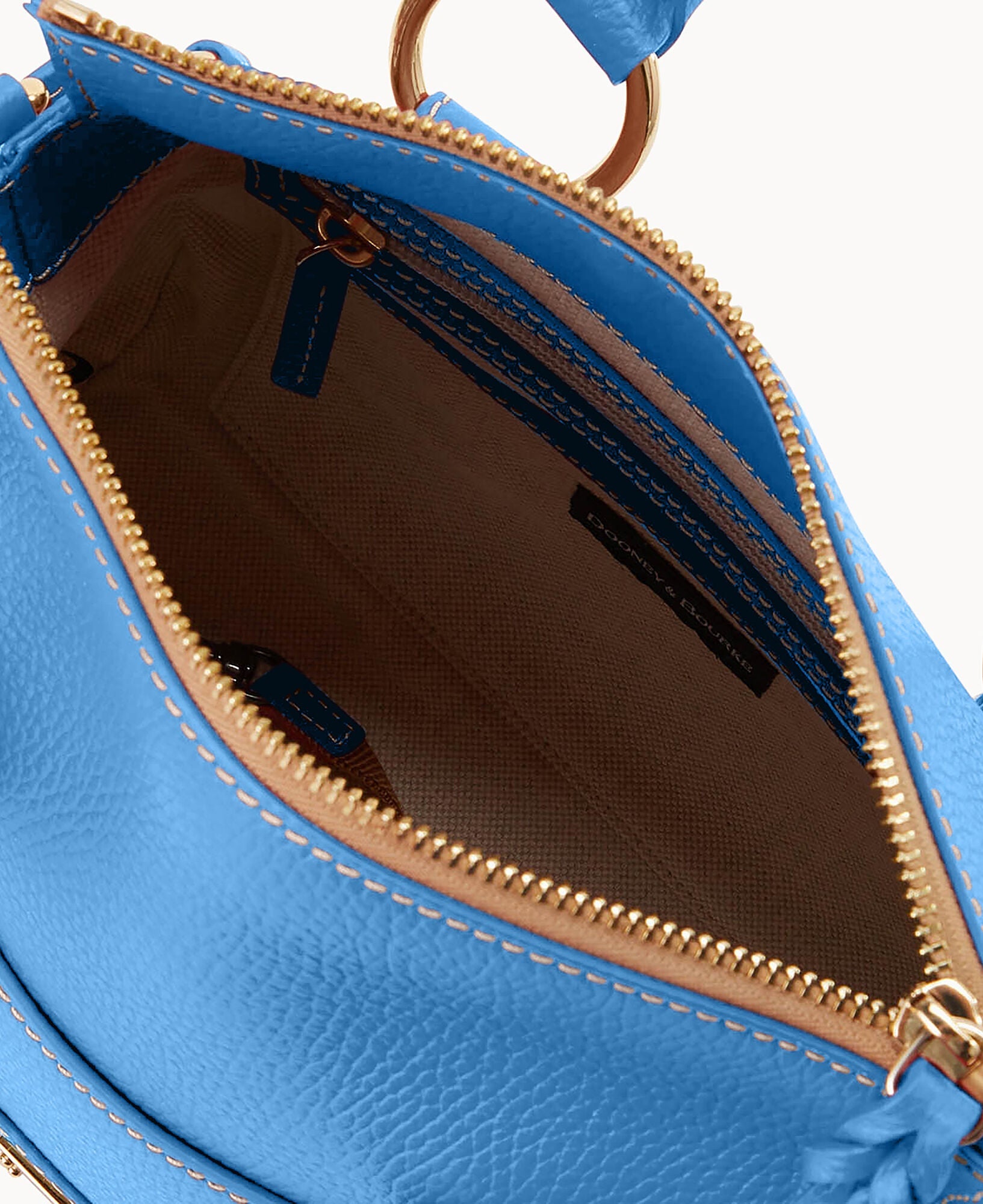 Lucca Leather Satchel With Pocket