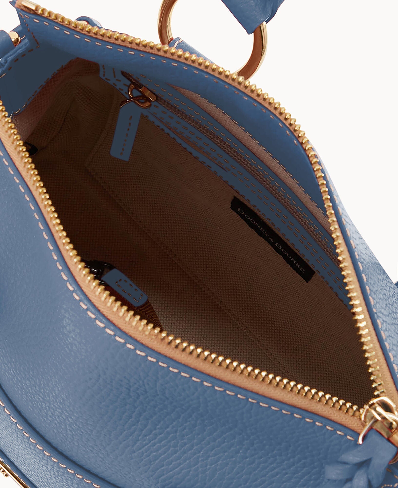 Lucca Leather Satchel With Pocket