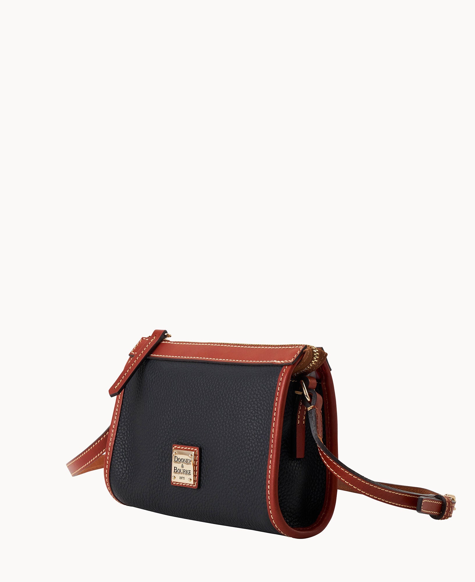 Pebble Grain Small East West Crossbody
