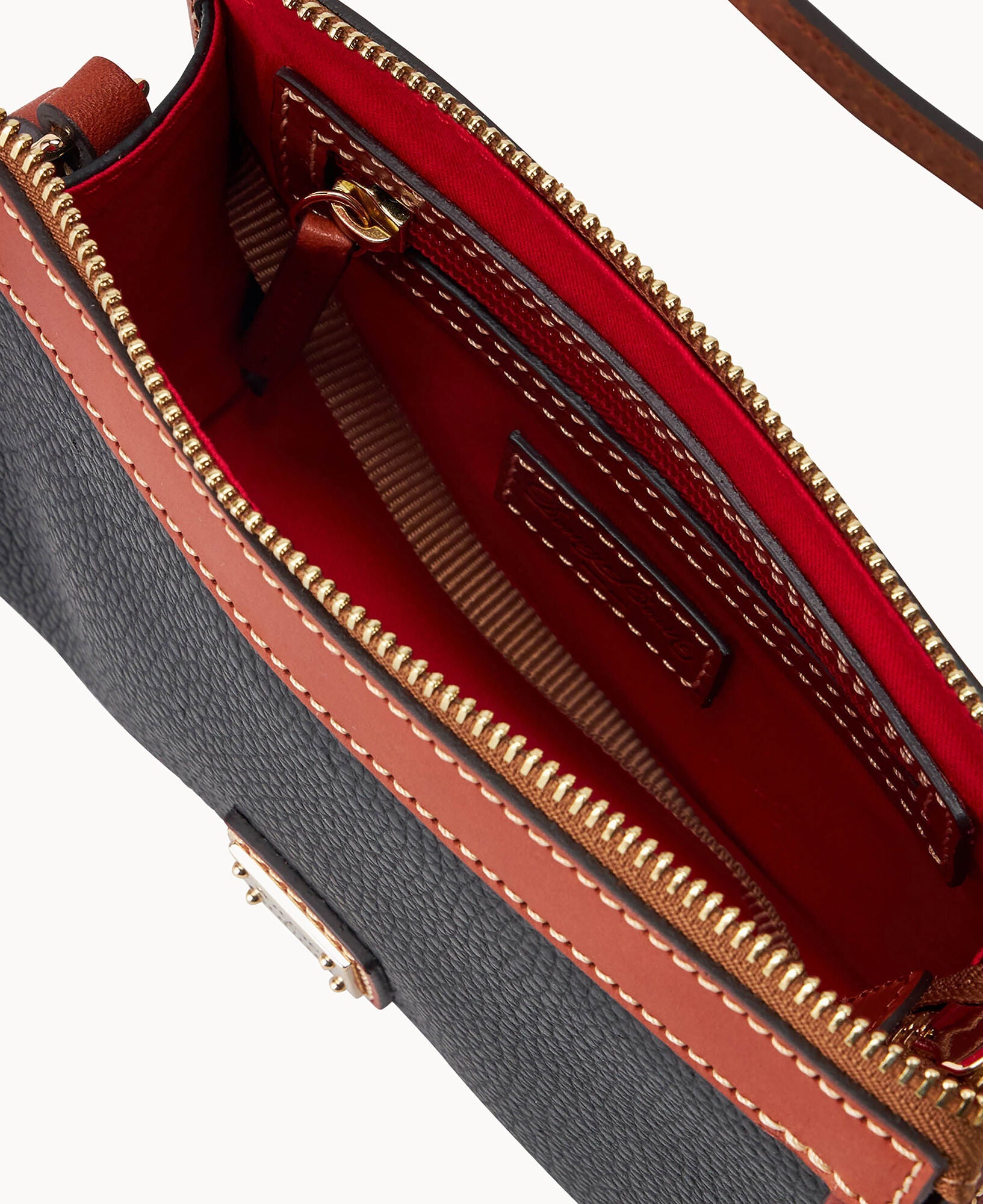 Pebble Grain Small East West Crossbody