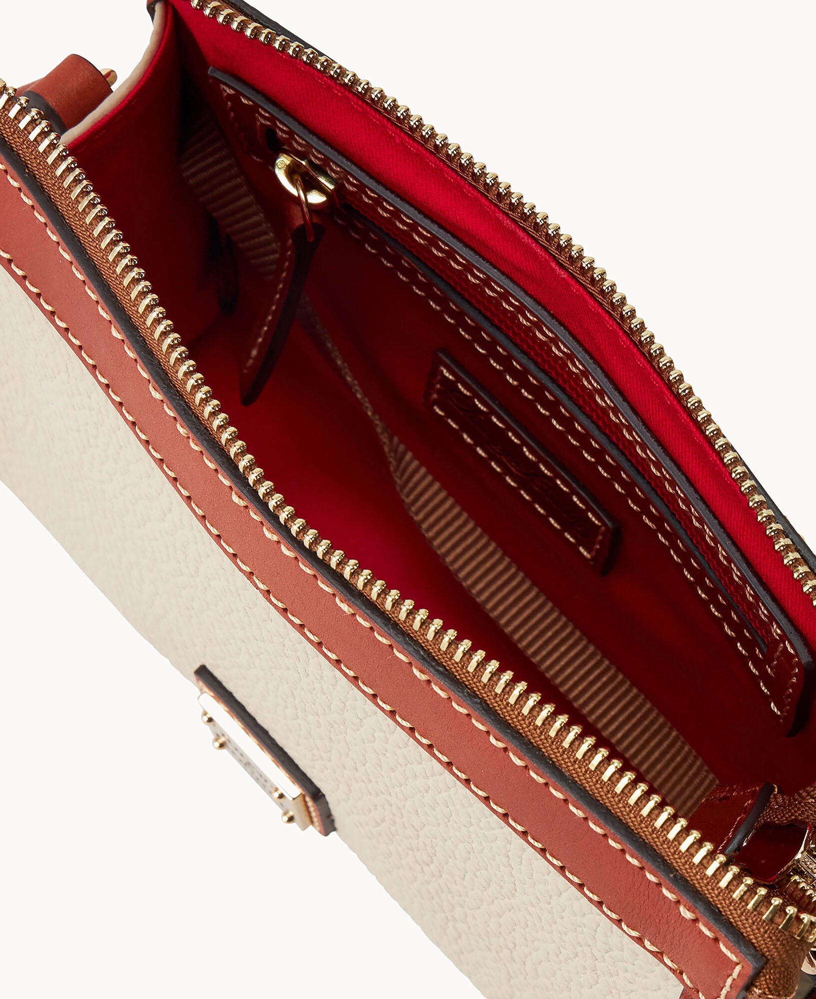 Pebble Grain Small East West Crossbody