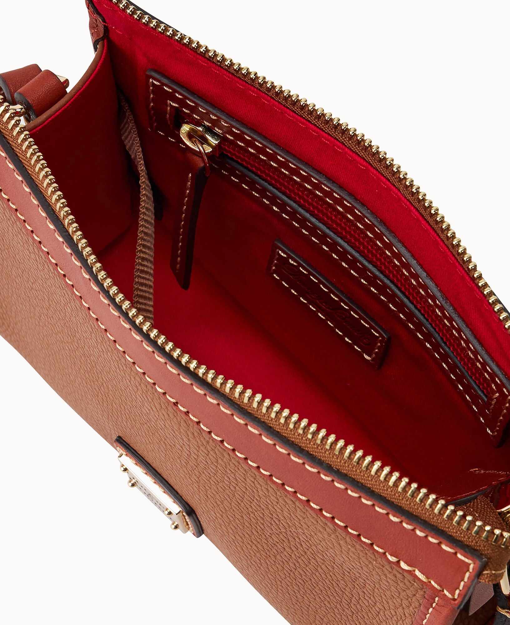 Pebble Grain Small East West Crossbody