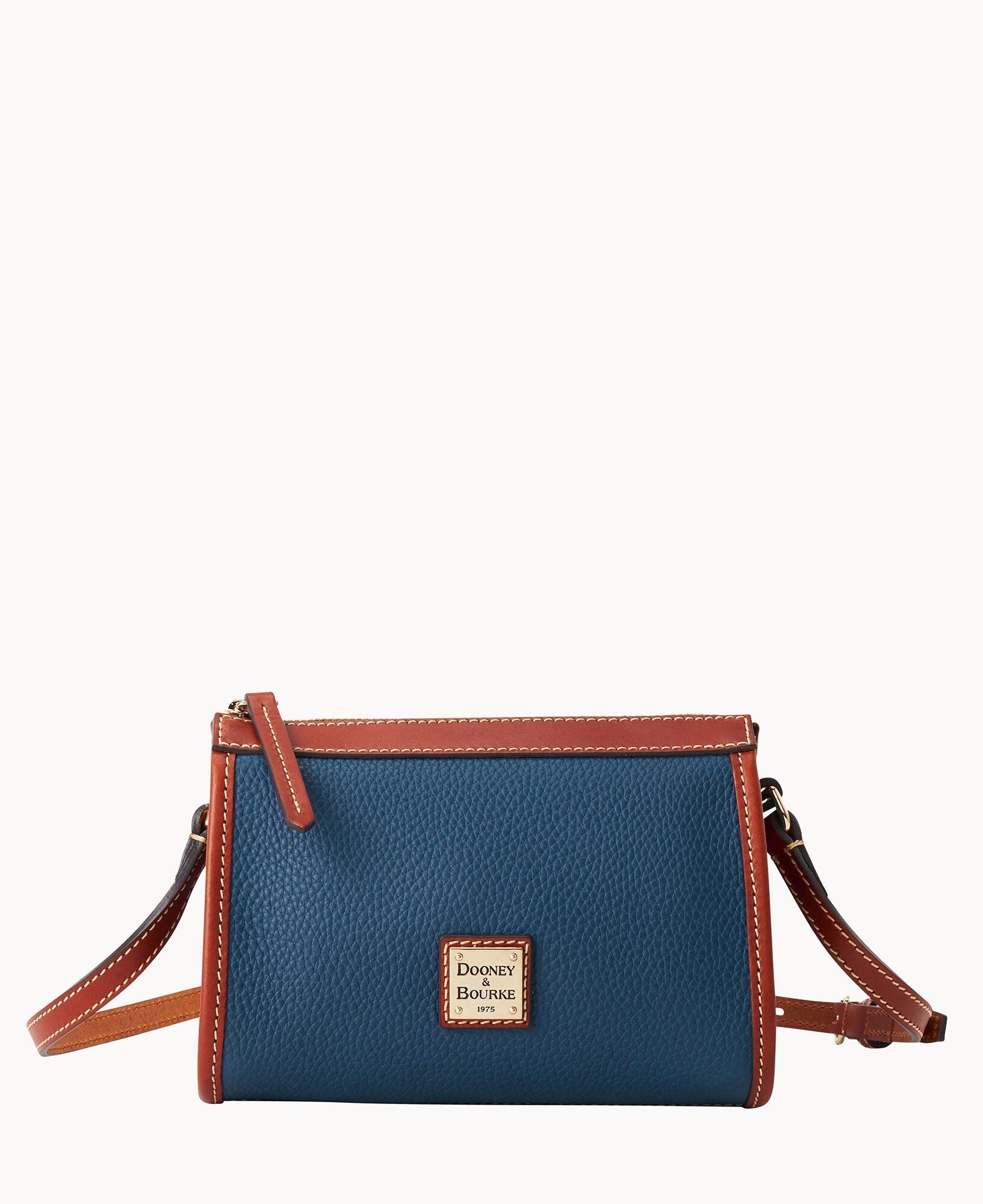 Pebble Grain Small East West Crossbody