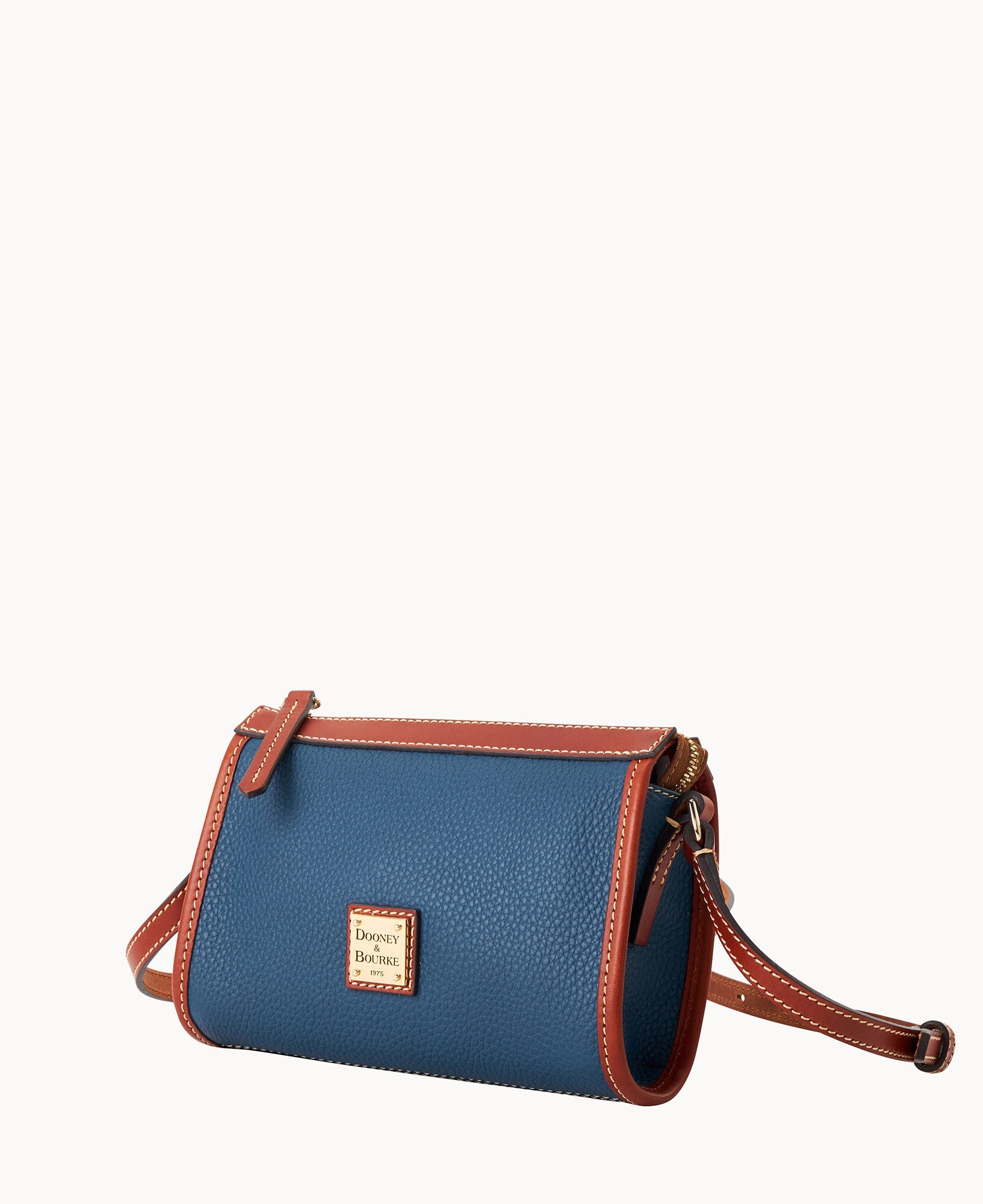 Pebble Grain Small East West Crossbody