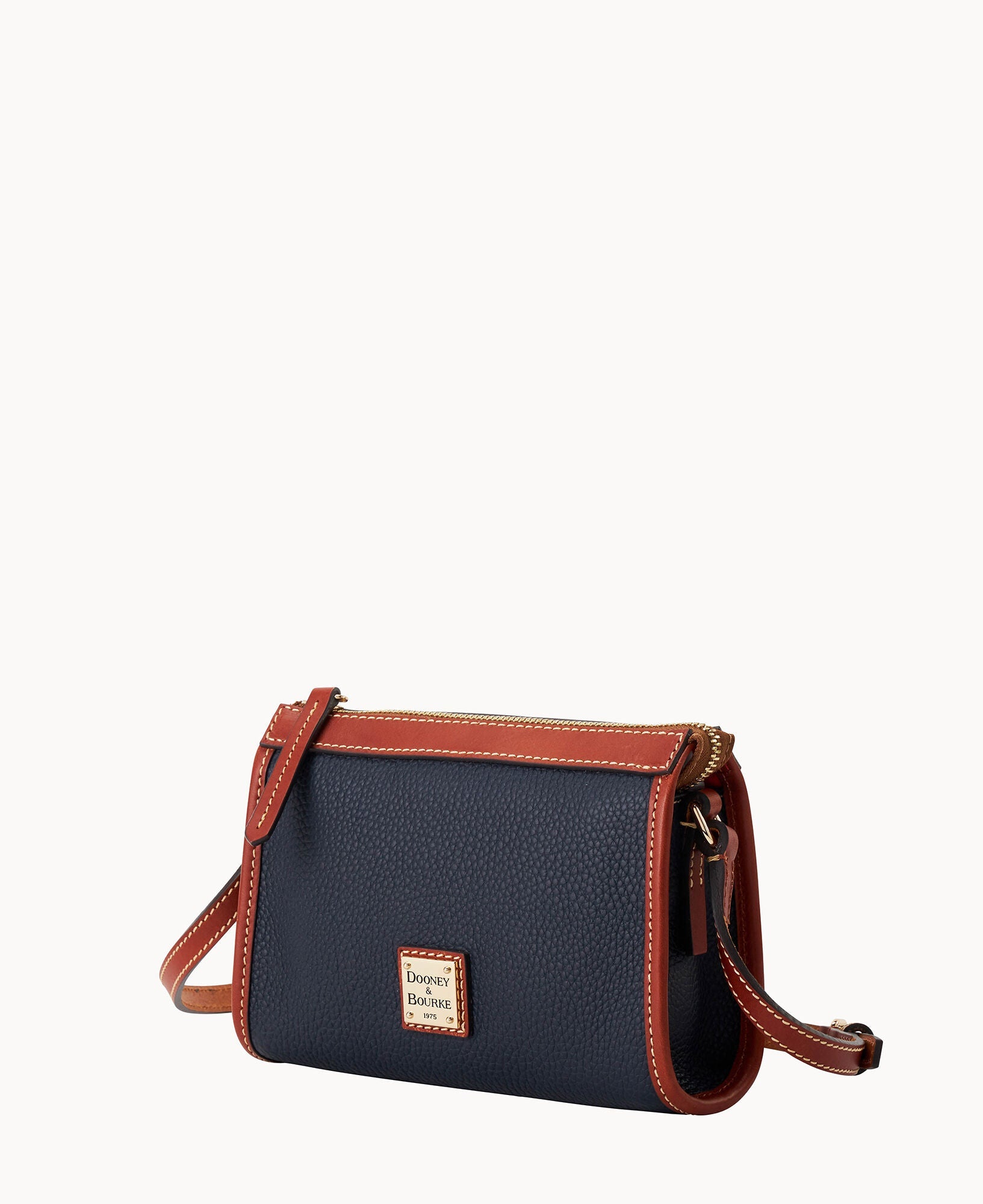 Pebble Grain Small East West Crossbody