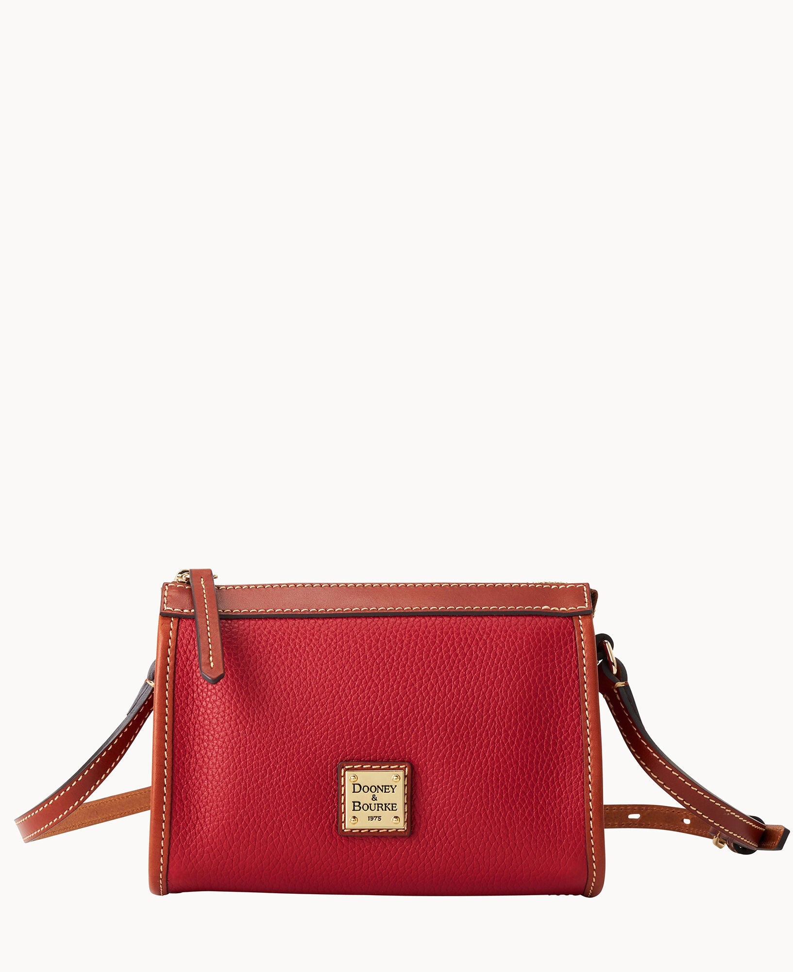 Pebble Grain Small East West Crossbody