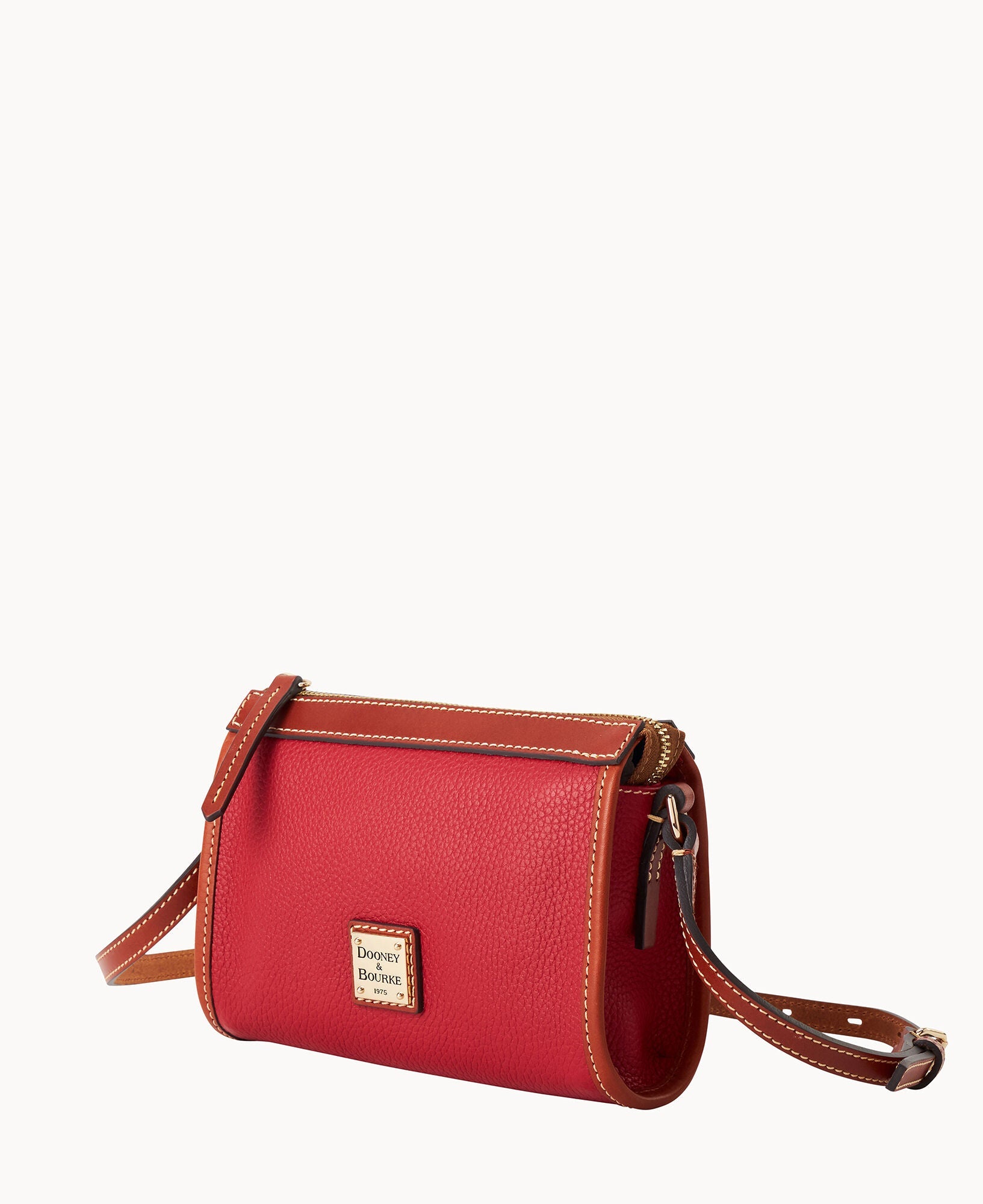 Pebble Grain Small East West Crossbody