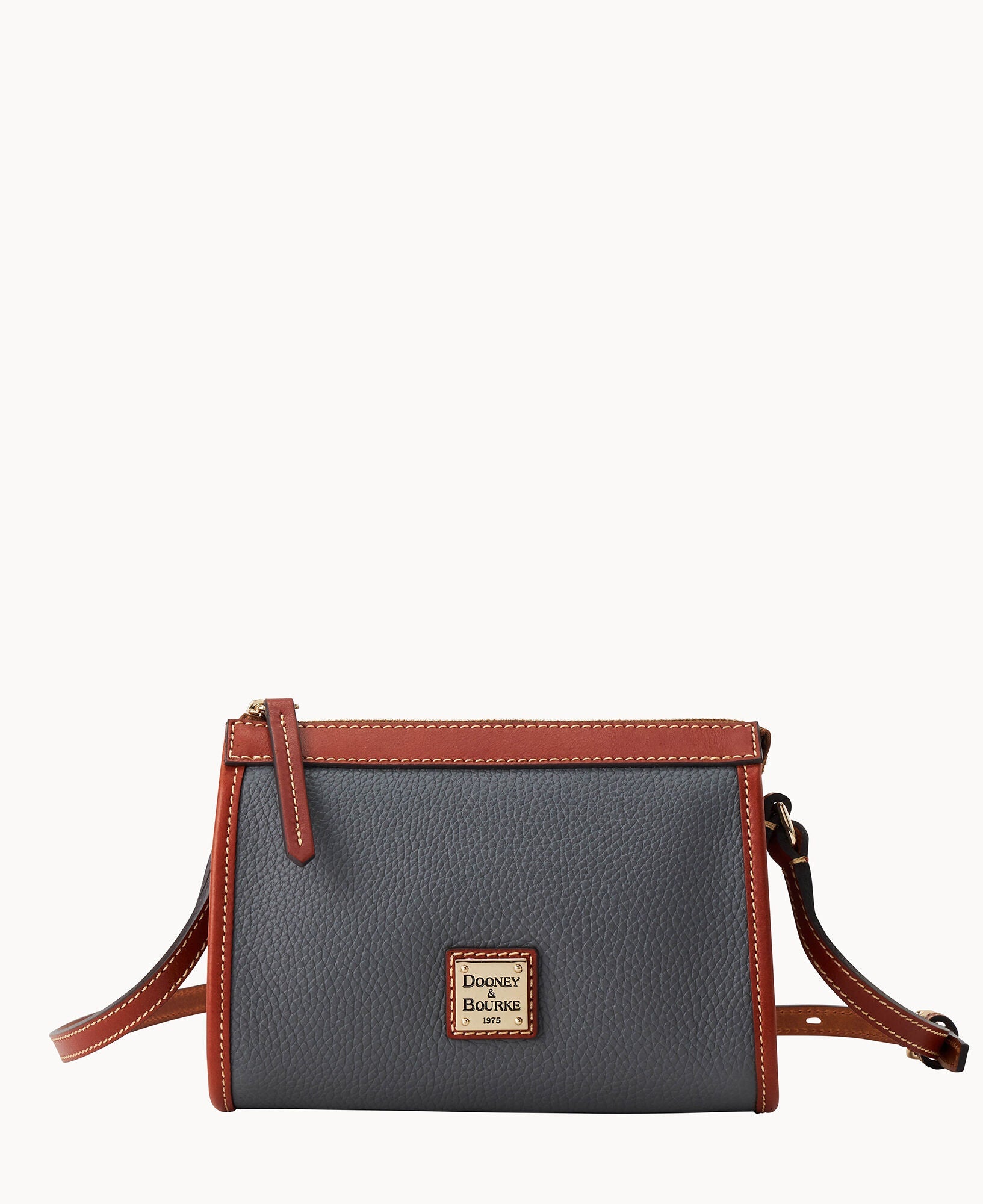 Pebble Grain Small East West Crossbody