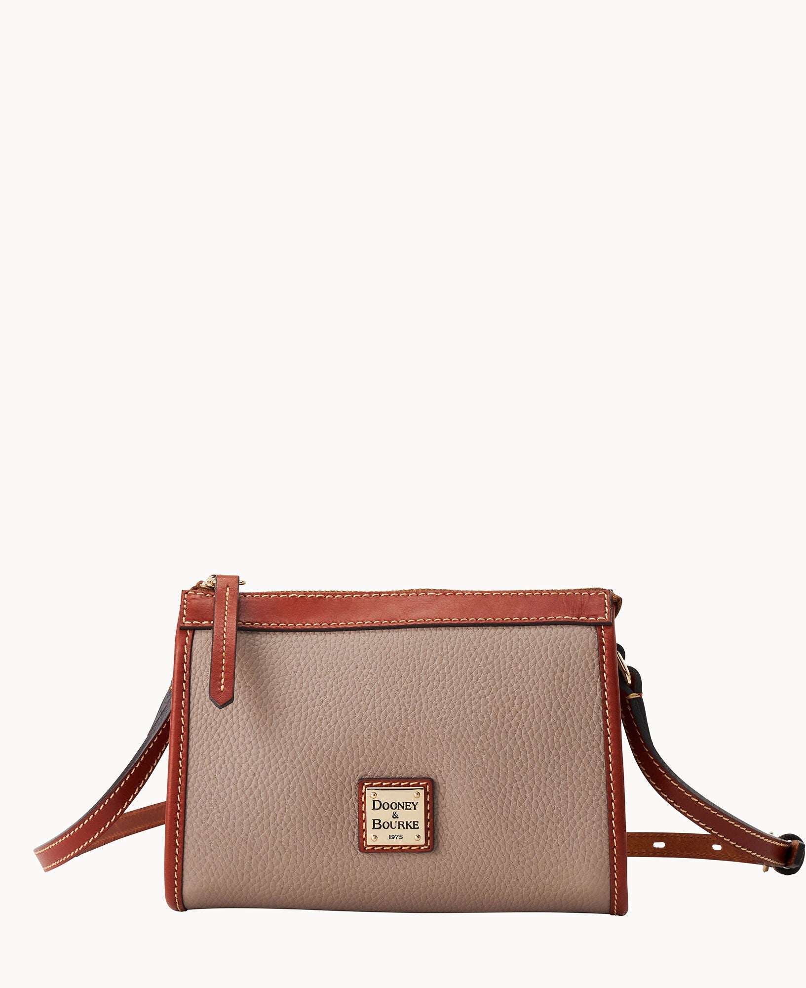 Pebble Grain Small East West Crossbody