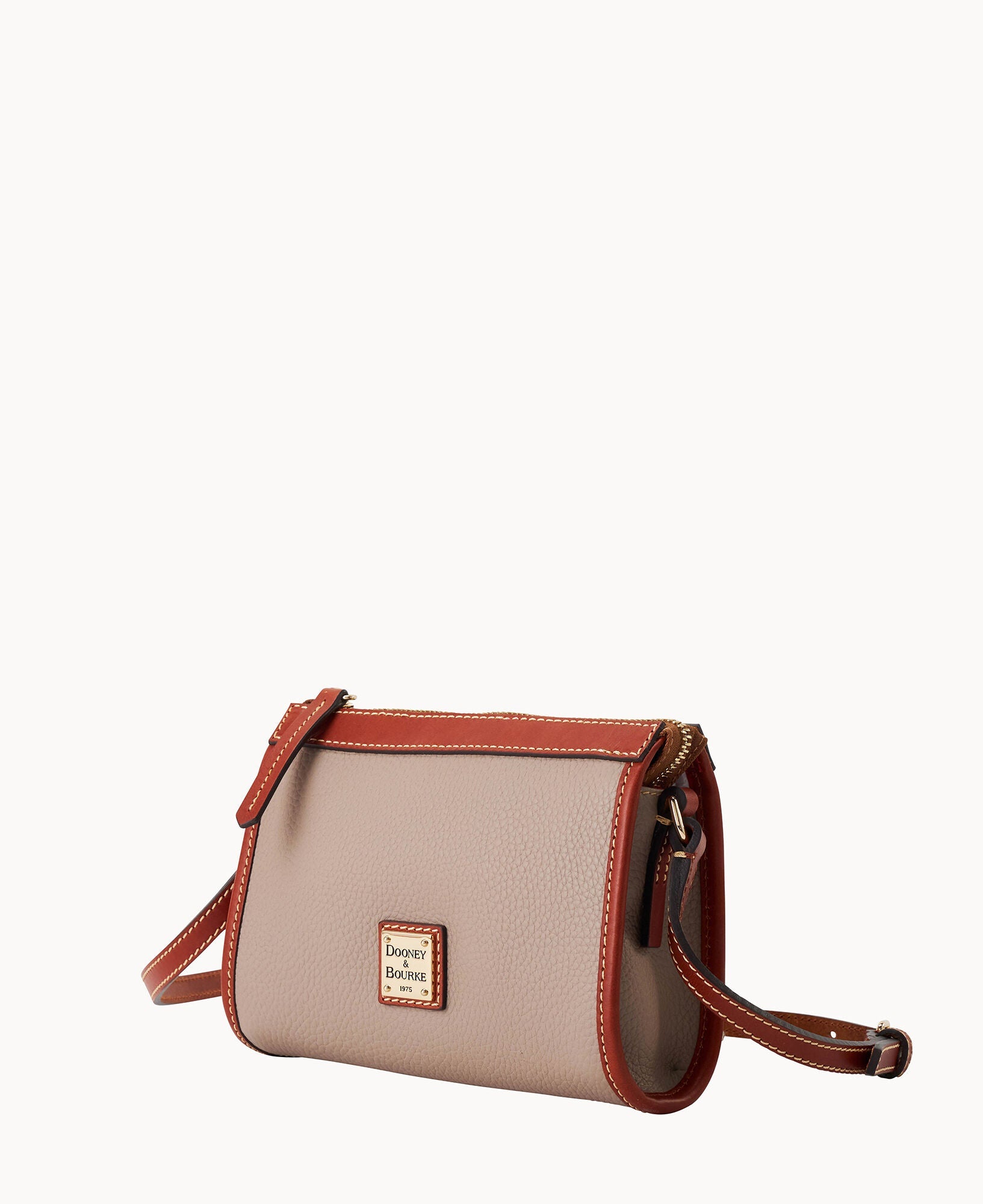 Pebble Grain Small East West Crossbody