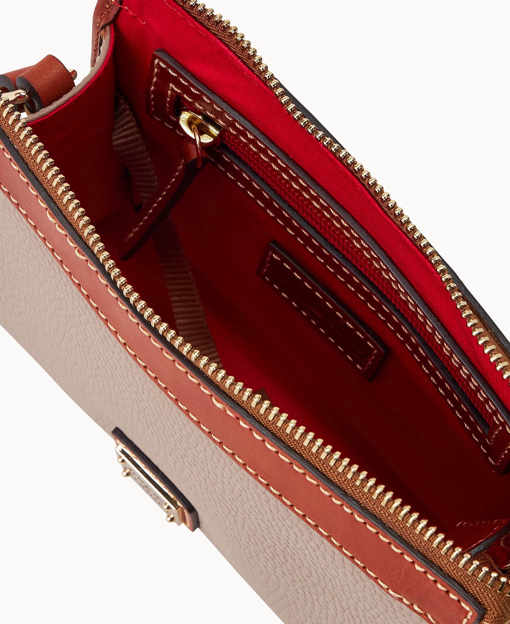 Pebble Grain Small East West Crossbody