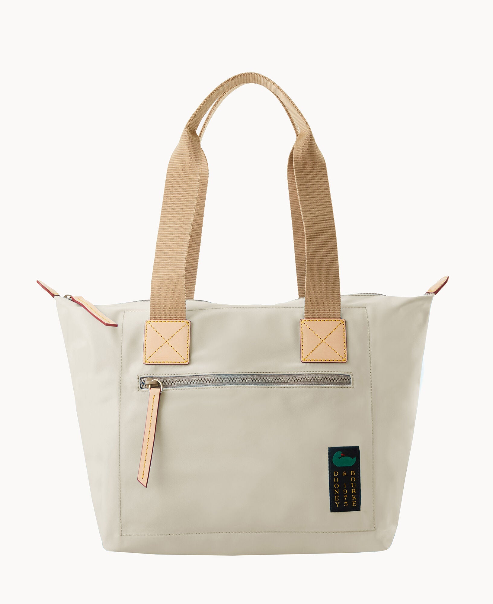 Nylon Front Zip Tote