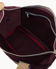 Nylon Front Zip Tote