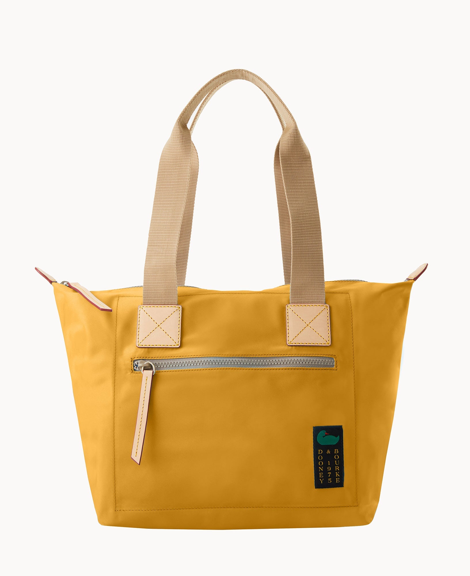 Nylon Front Zip Tote