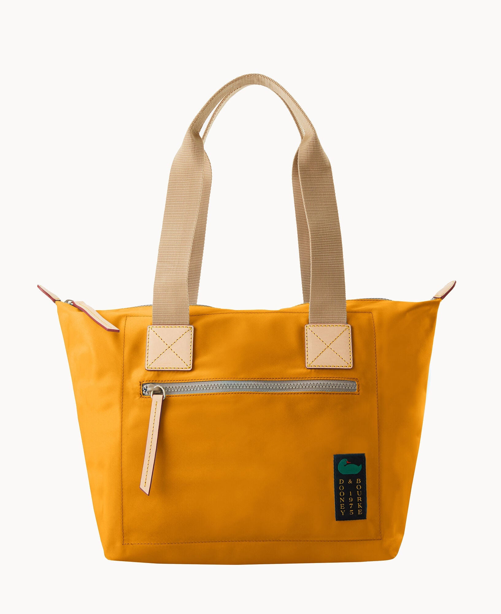Nylon Front Zip Tote