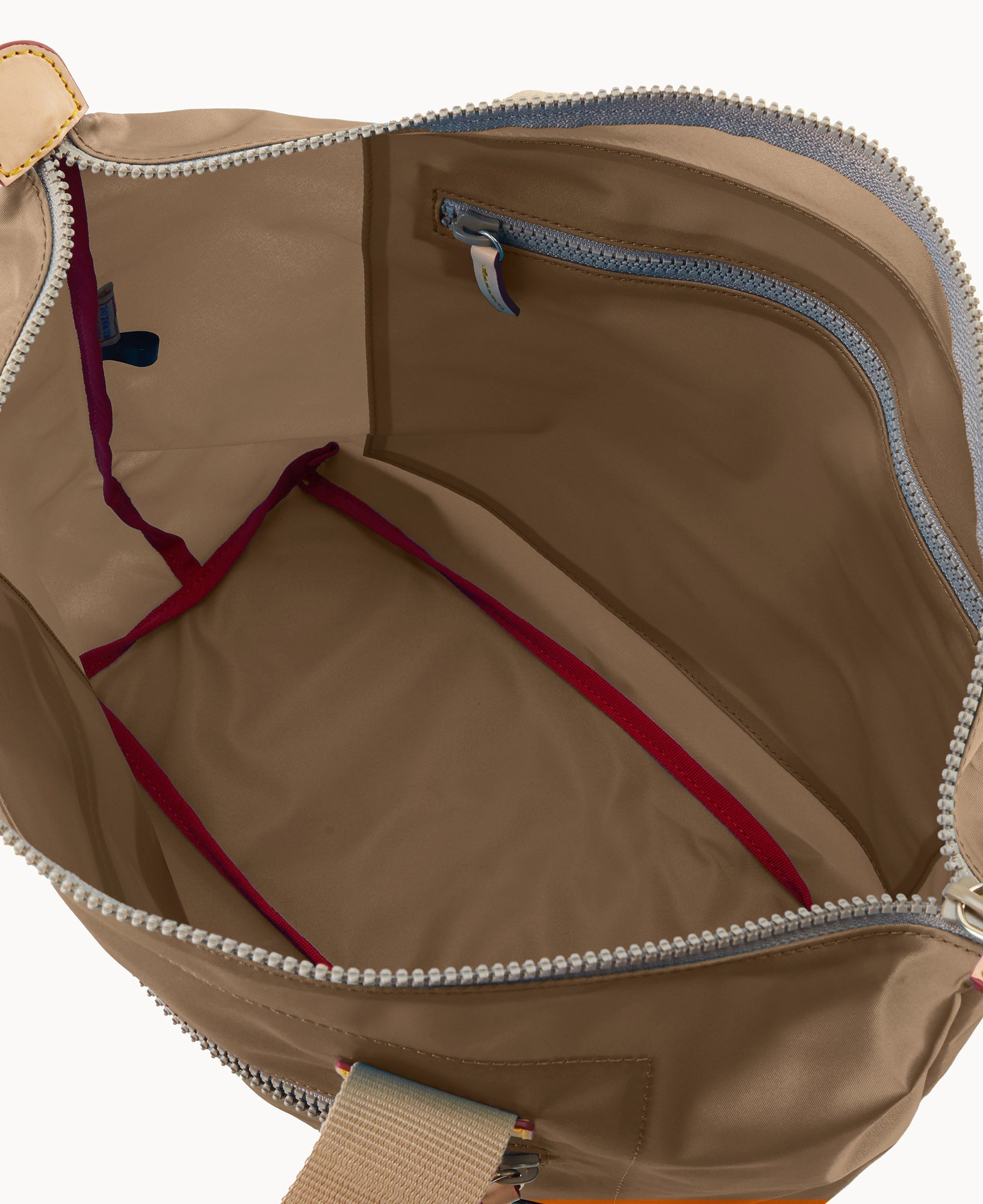 Nylon Front Zip Tote