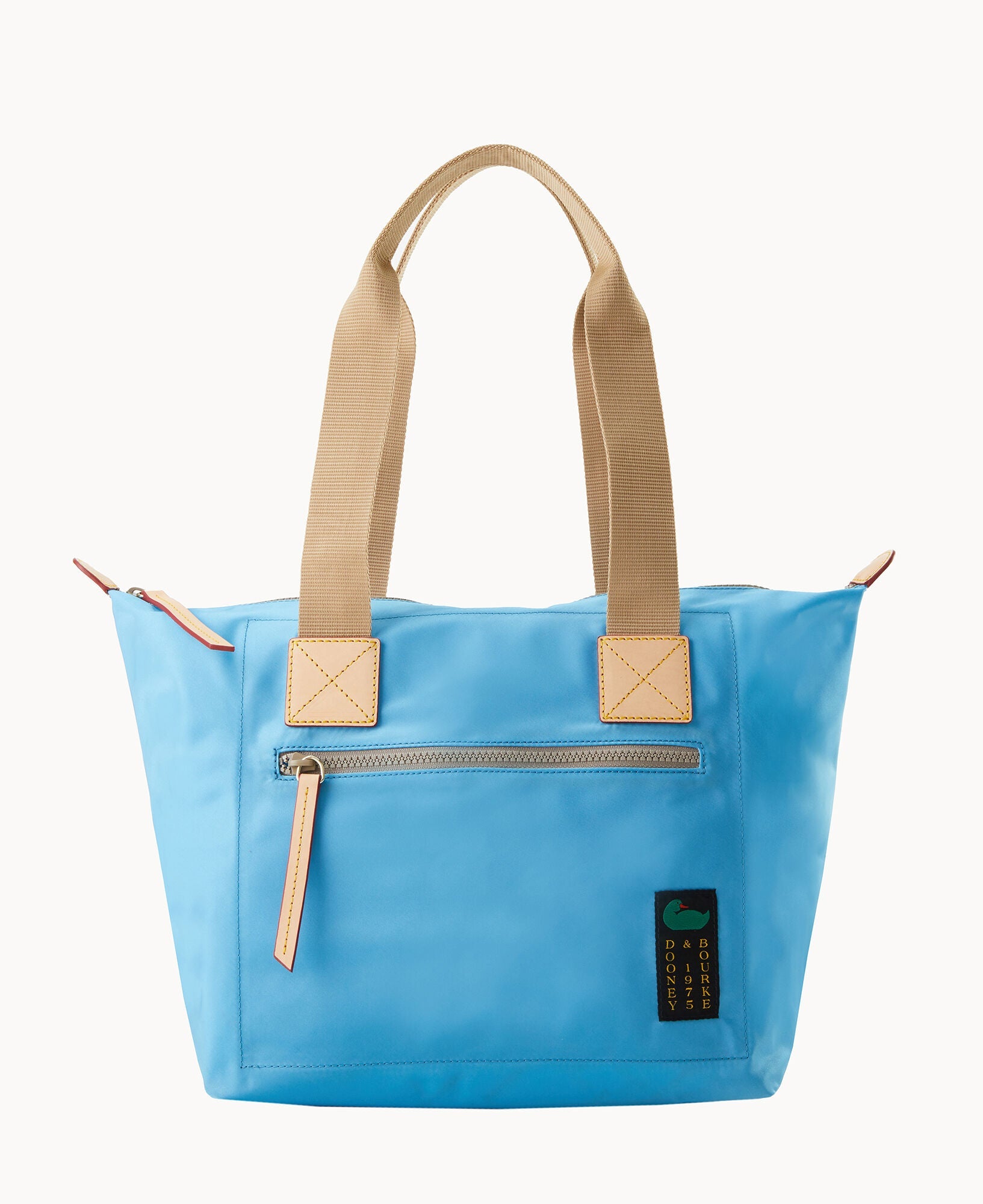 Nylon Front Zip Tote