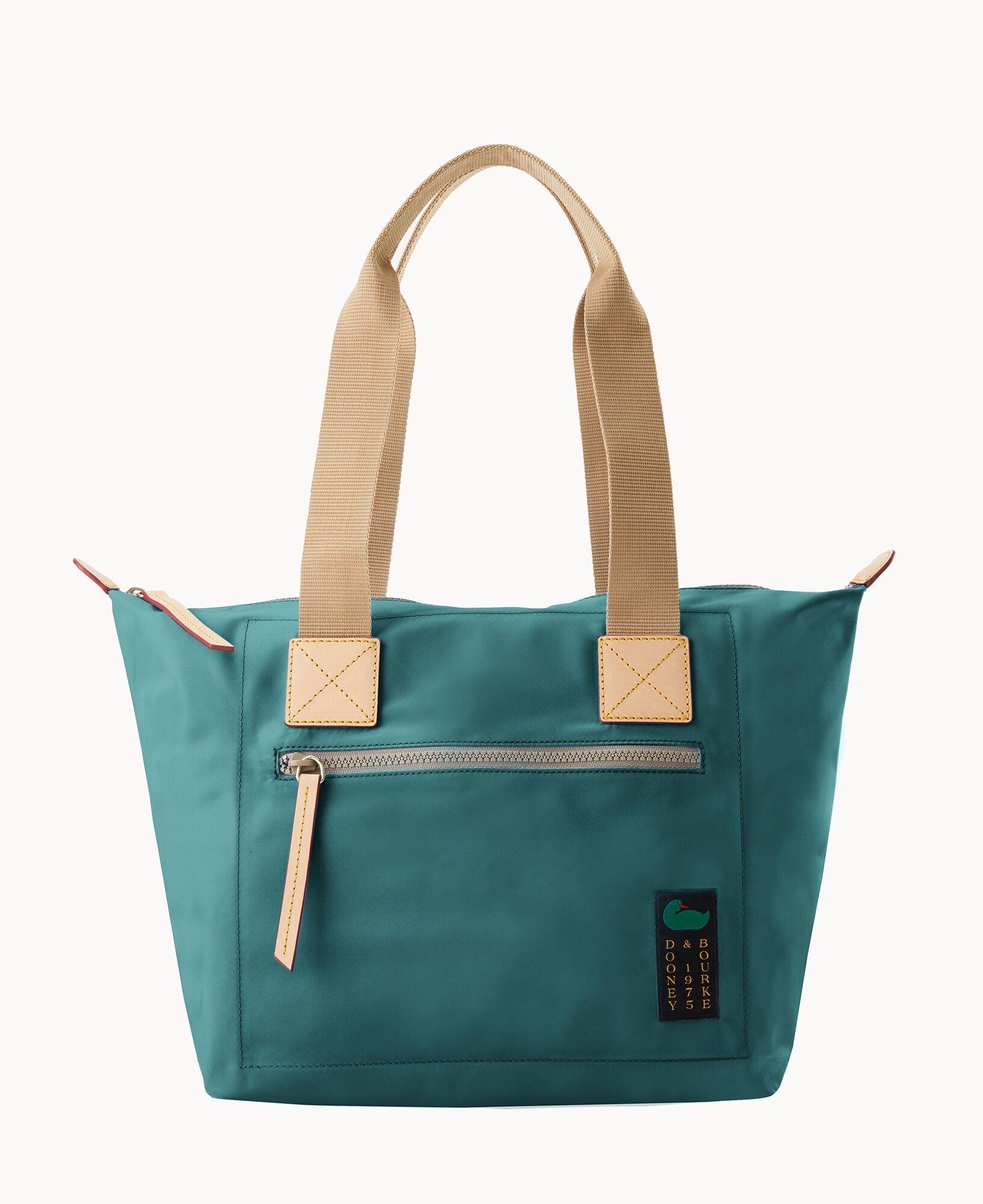 Nylon Front Zip Tote