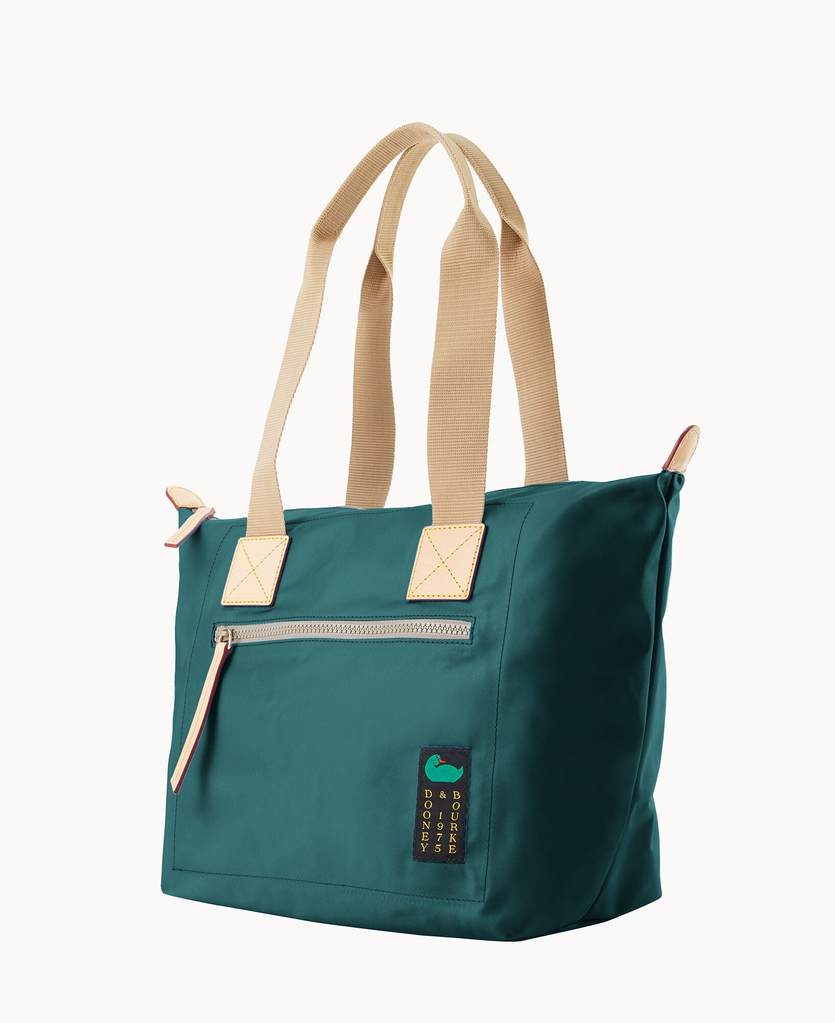 Nylon Front Zip Tote