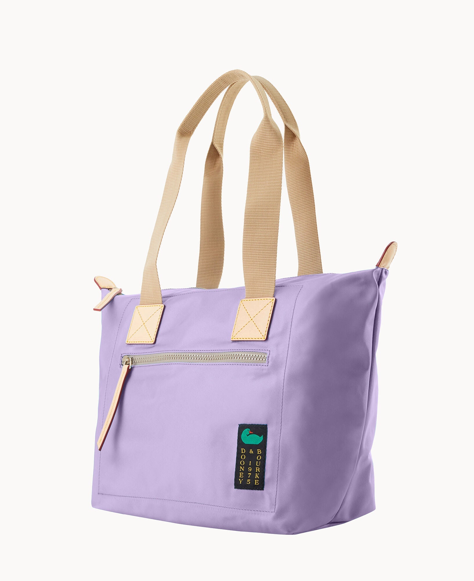 Nylon Front Zip Tote