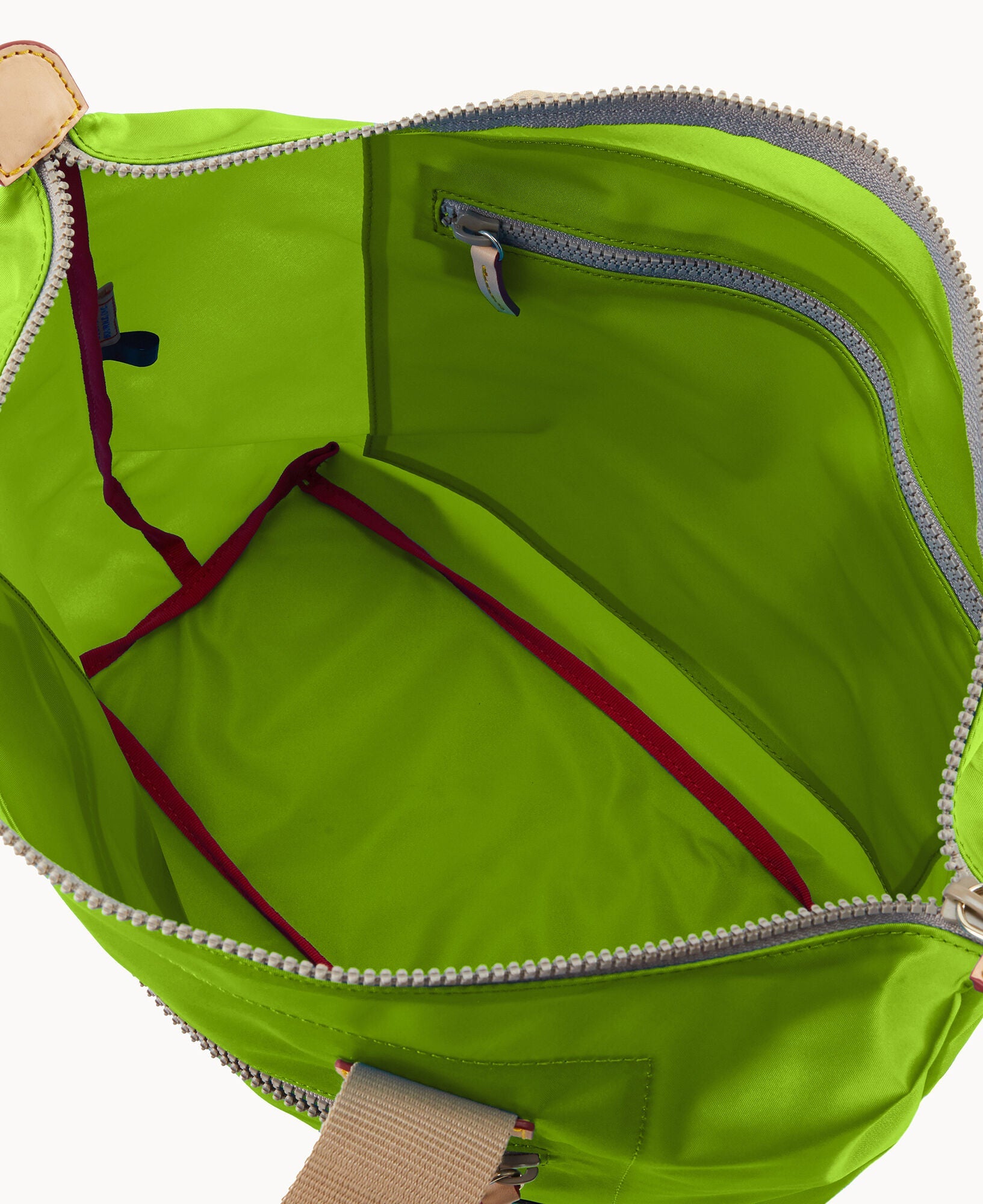 Nylon Front Zip Tote