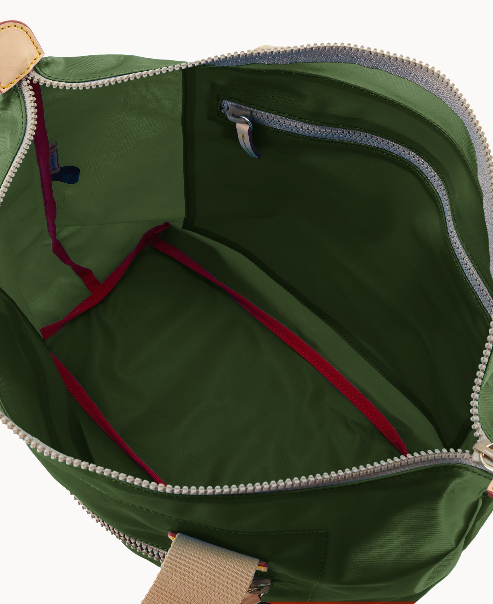 Nylon Front Zip Tote