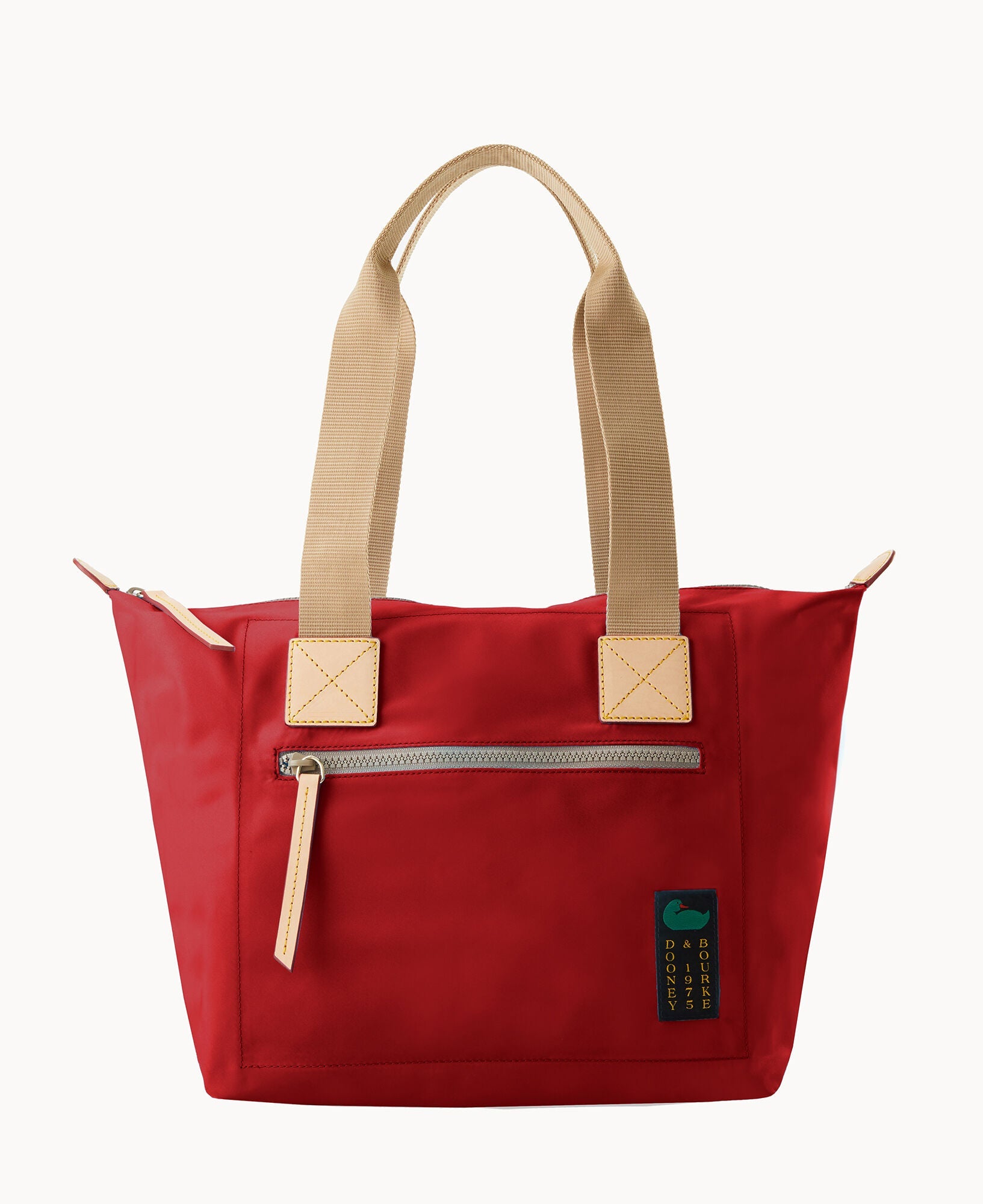 Nylon Front Zip Tote