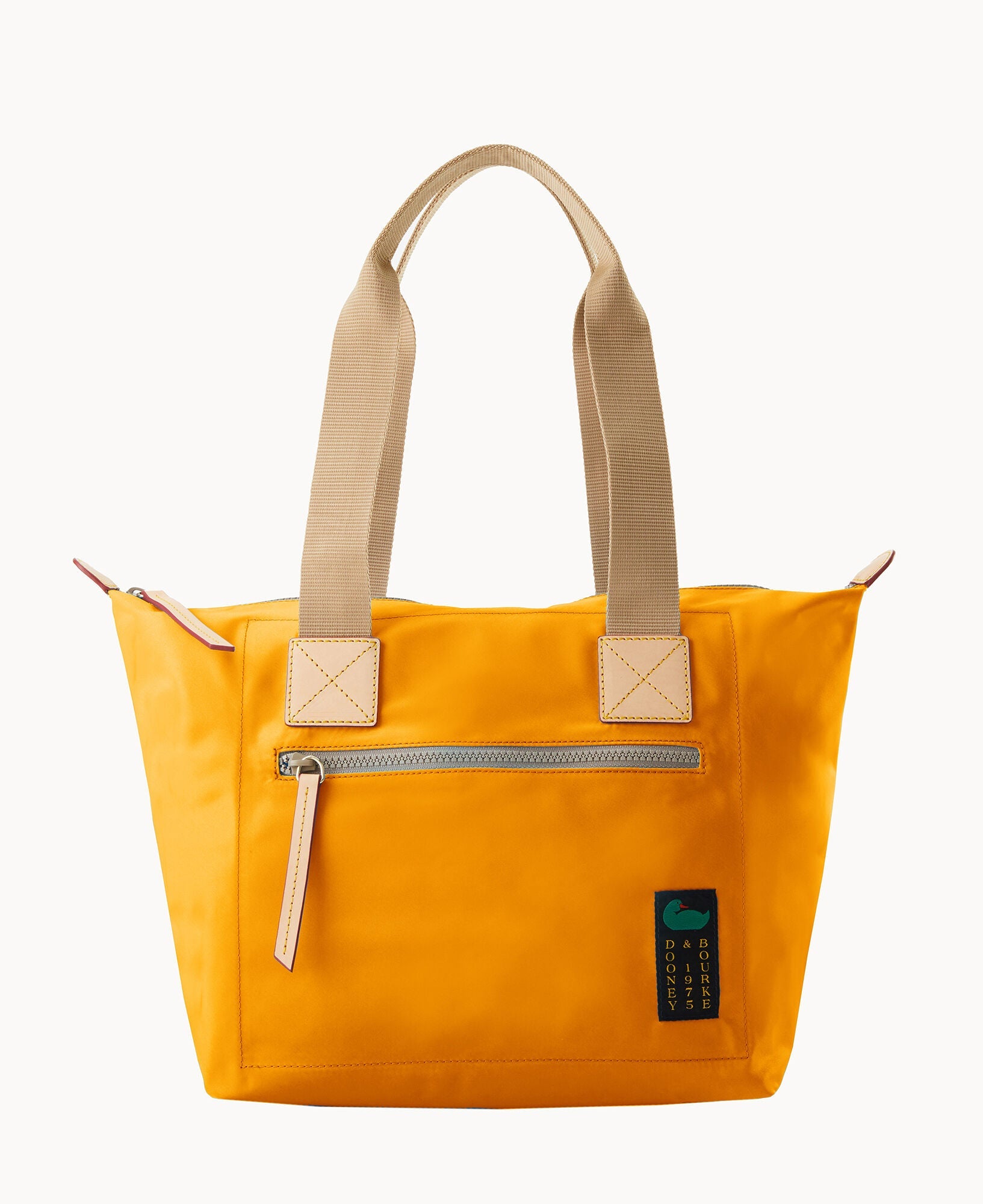 Nylon Front Zip Tote