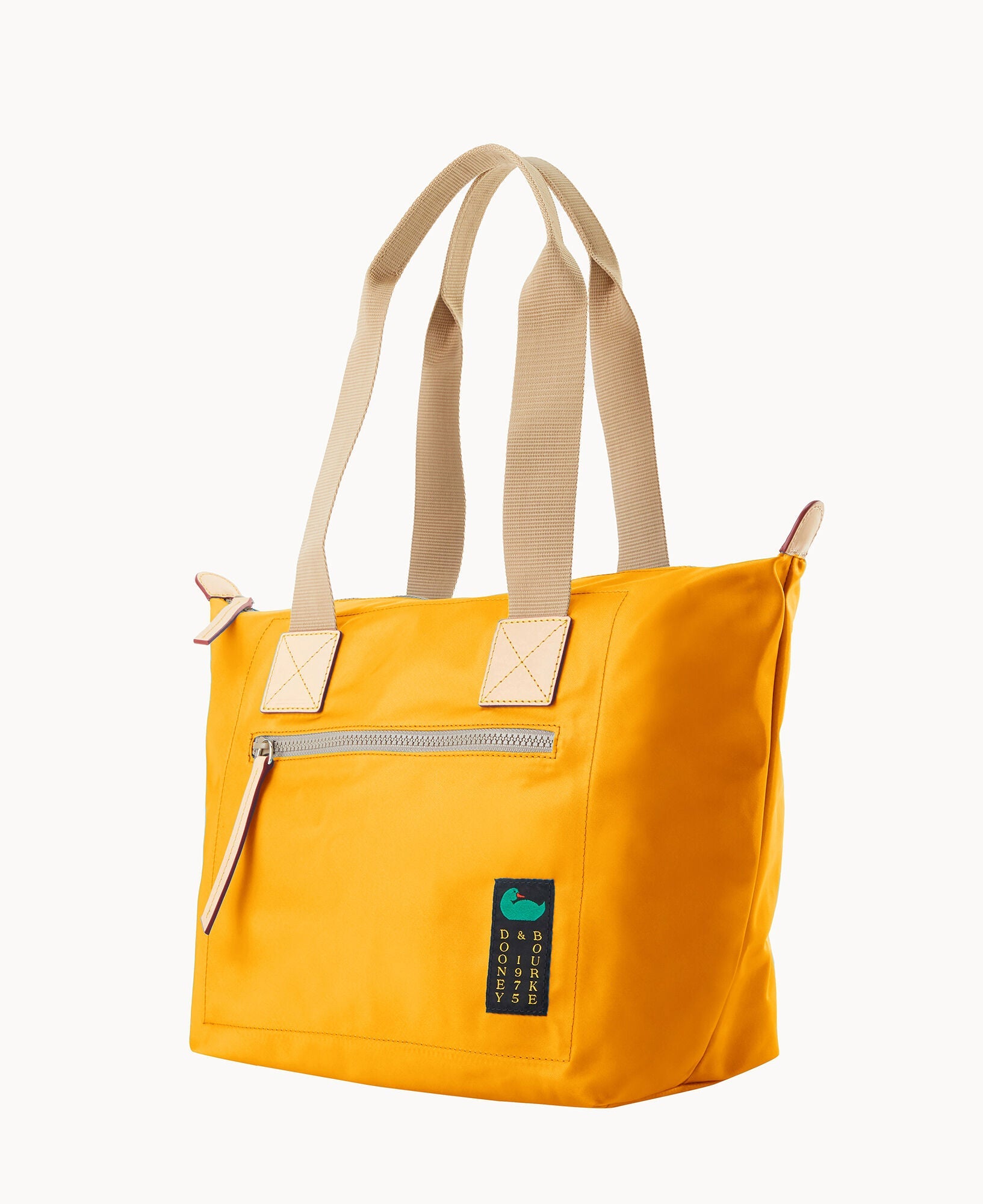 Nylon Front Zip Tote