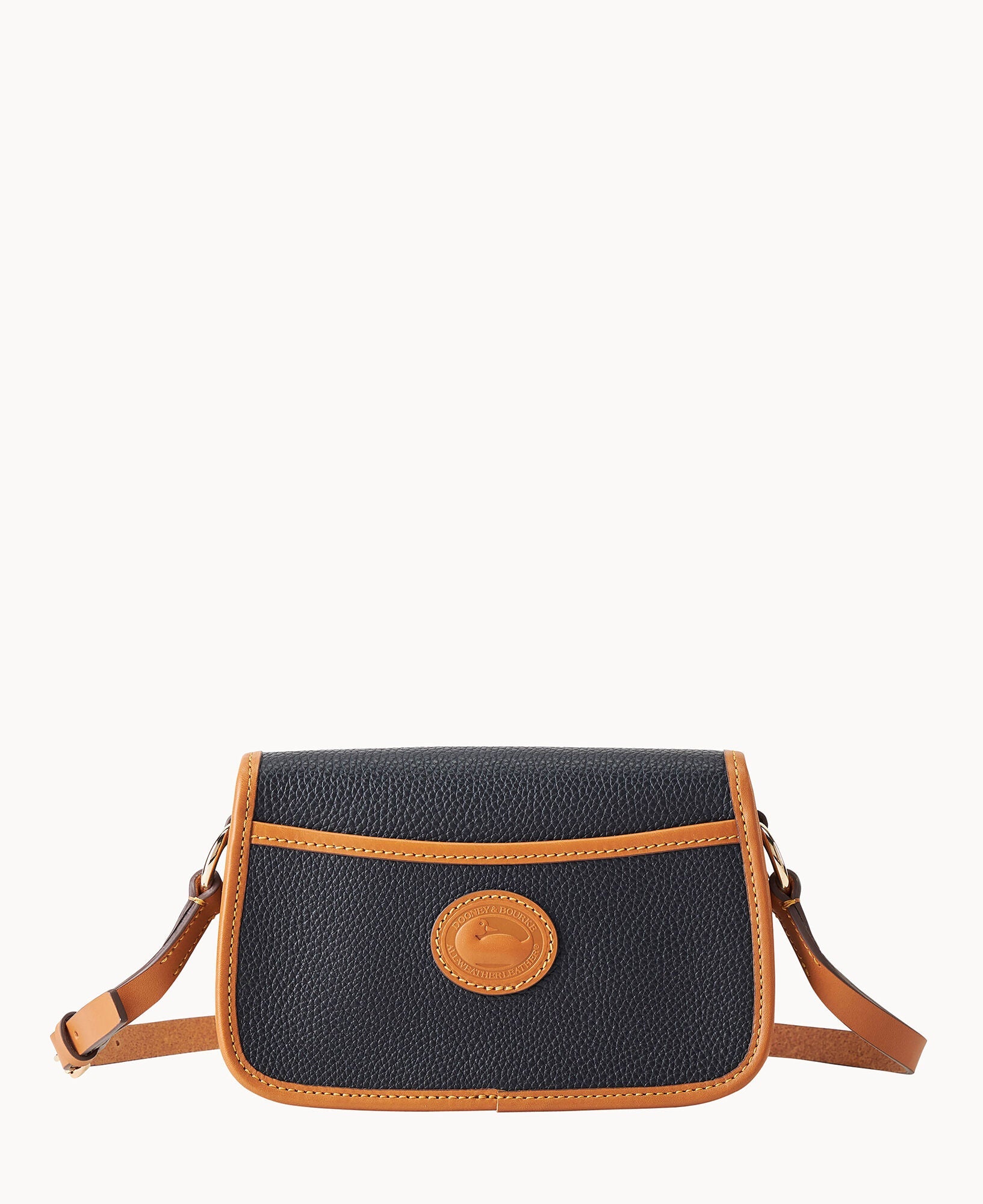 Pebble Grain Turnlock Crossbody 22