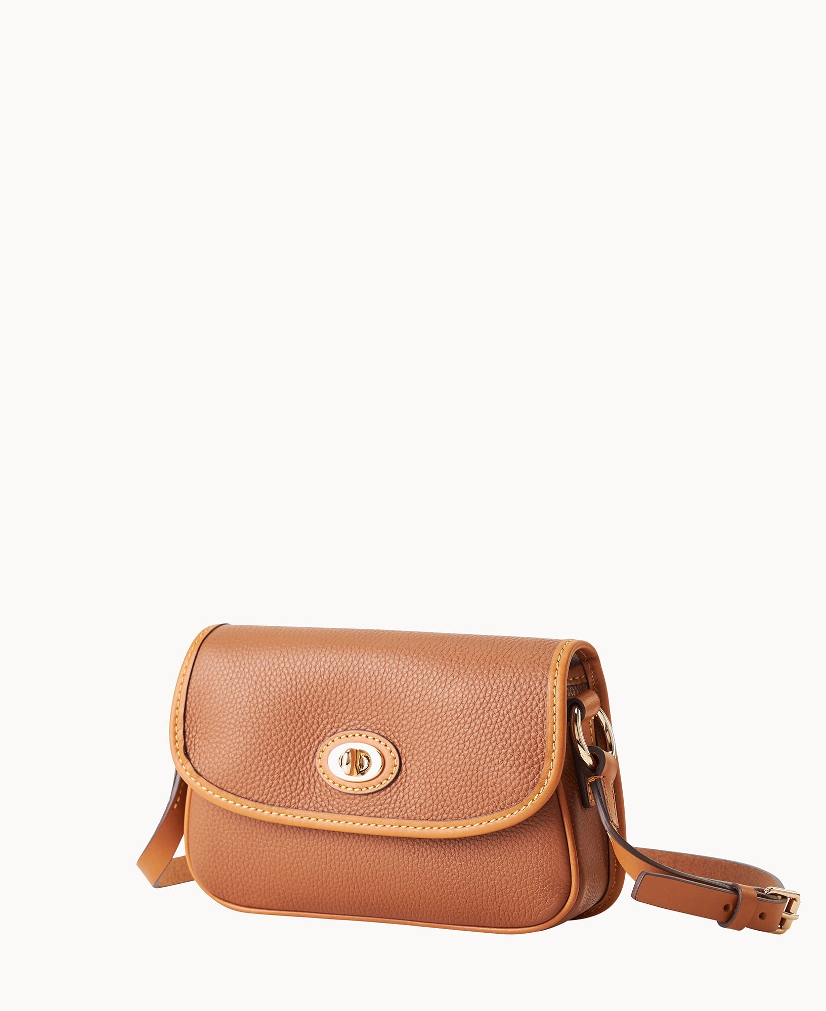 Pebble Grain Turnlock Crossbody 22