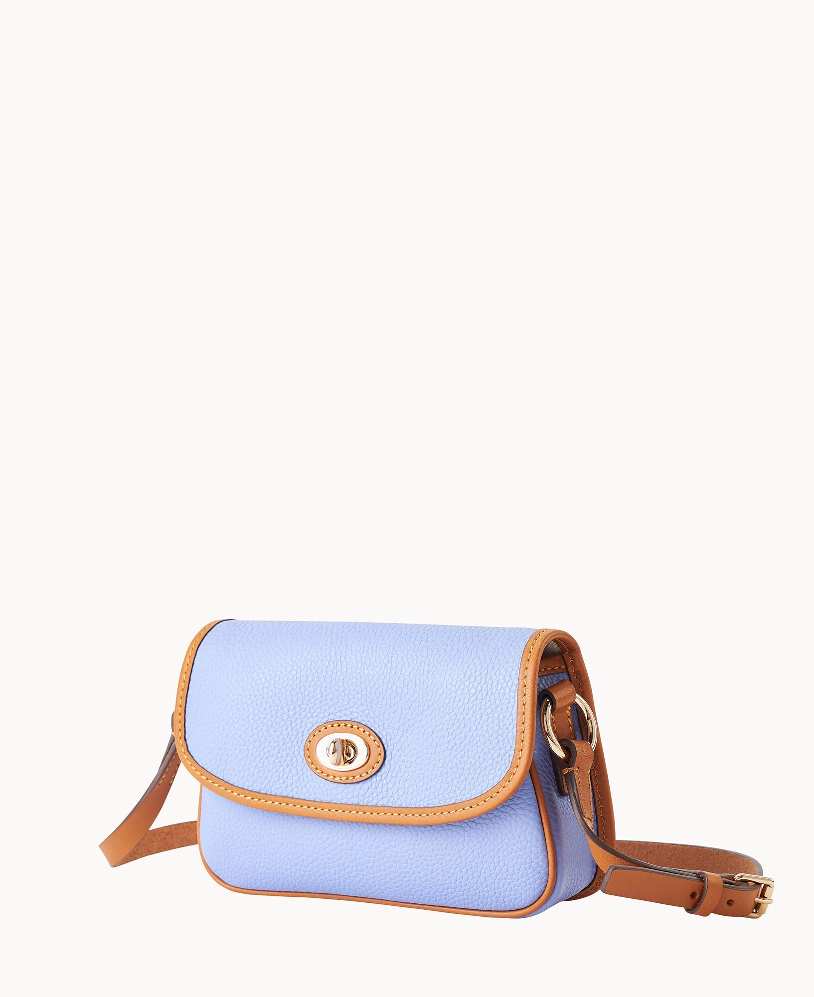 Pebble Grain Turnlock Crossbody 22