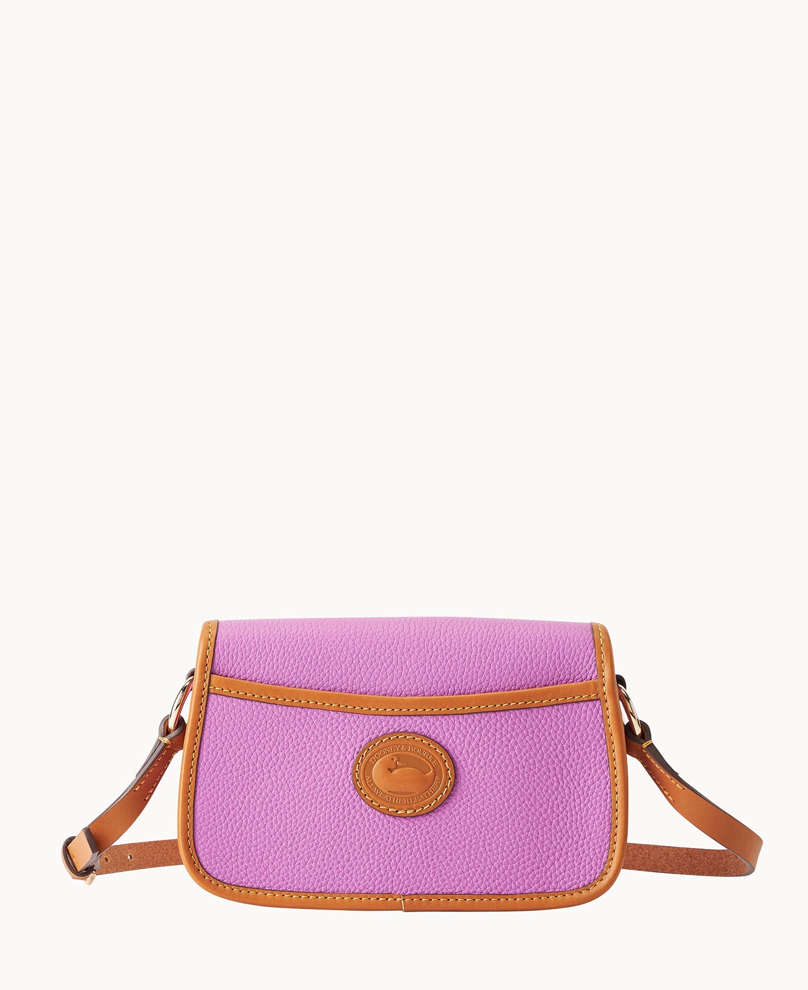 Pebble Grain Turnlock Crossbody 22