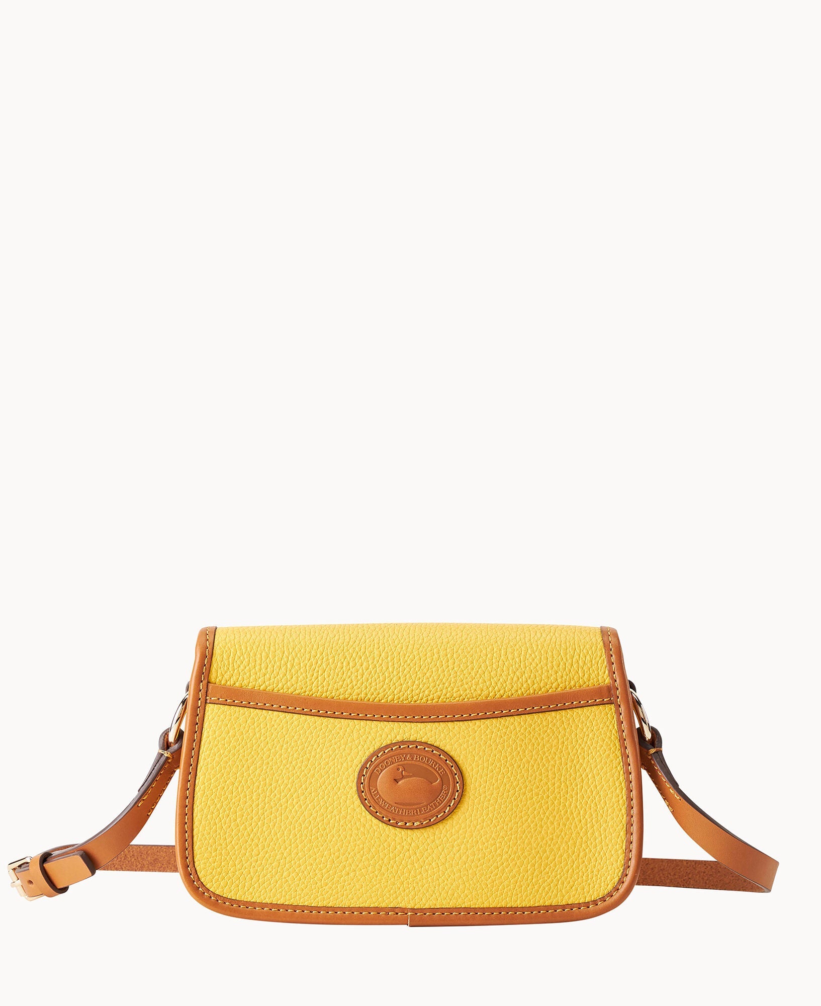 Pebble Grain Turnlock Crossbody 22