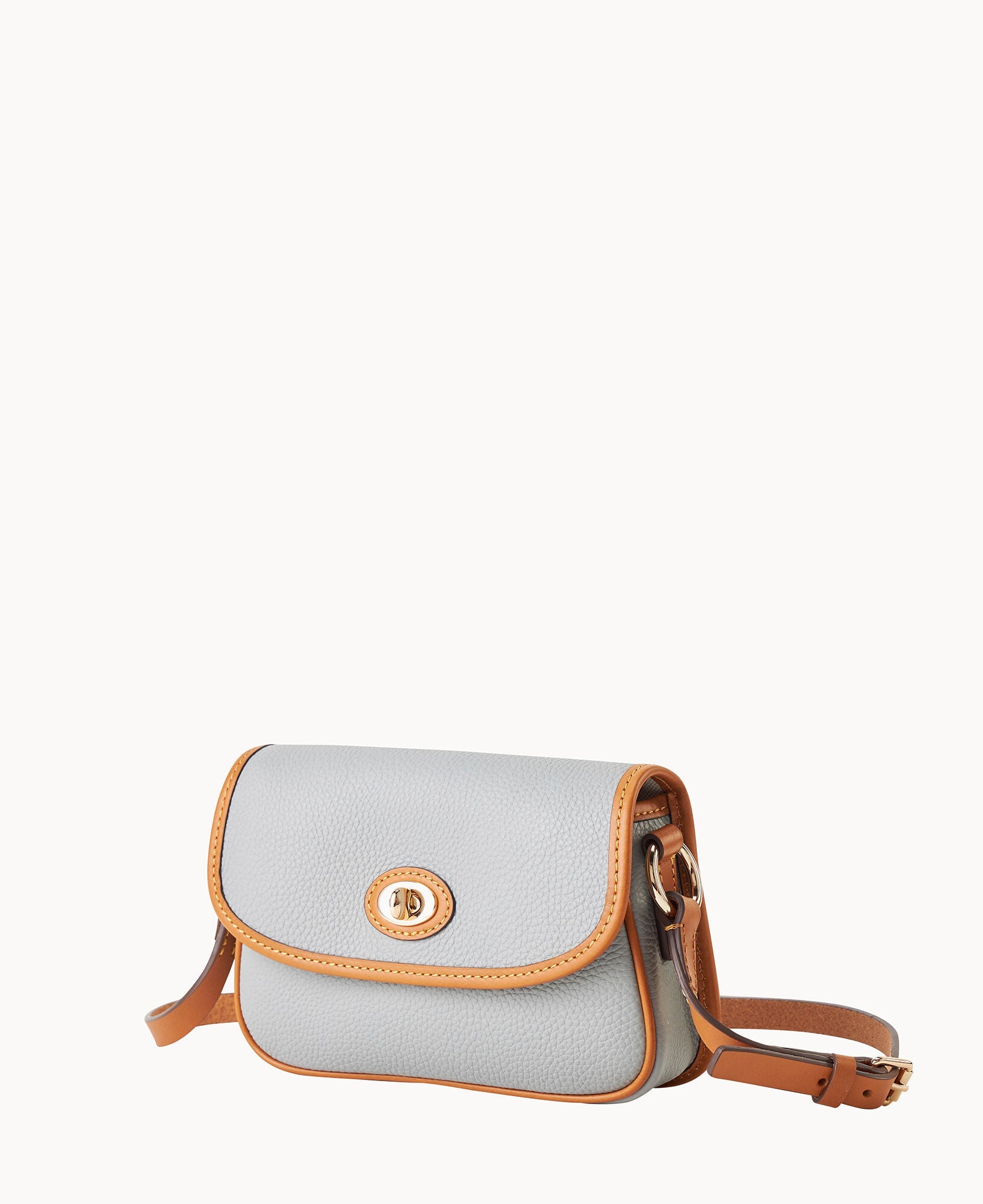 Pebble Grain Turnlock Crossbody 22