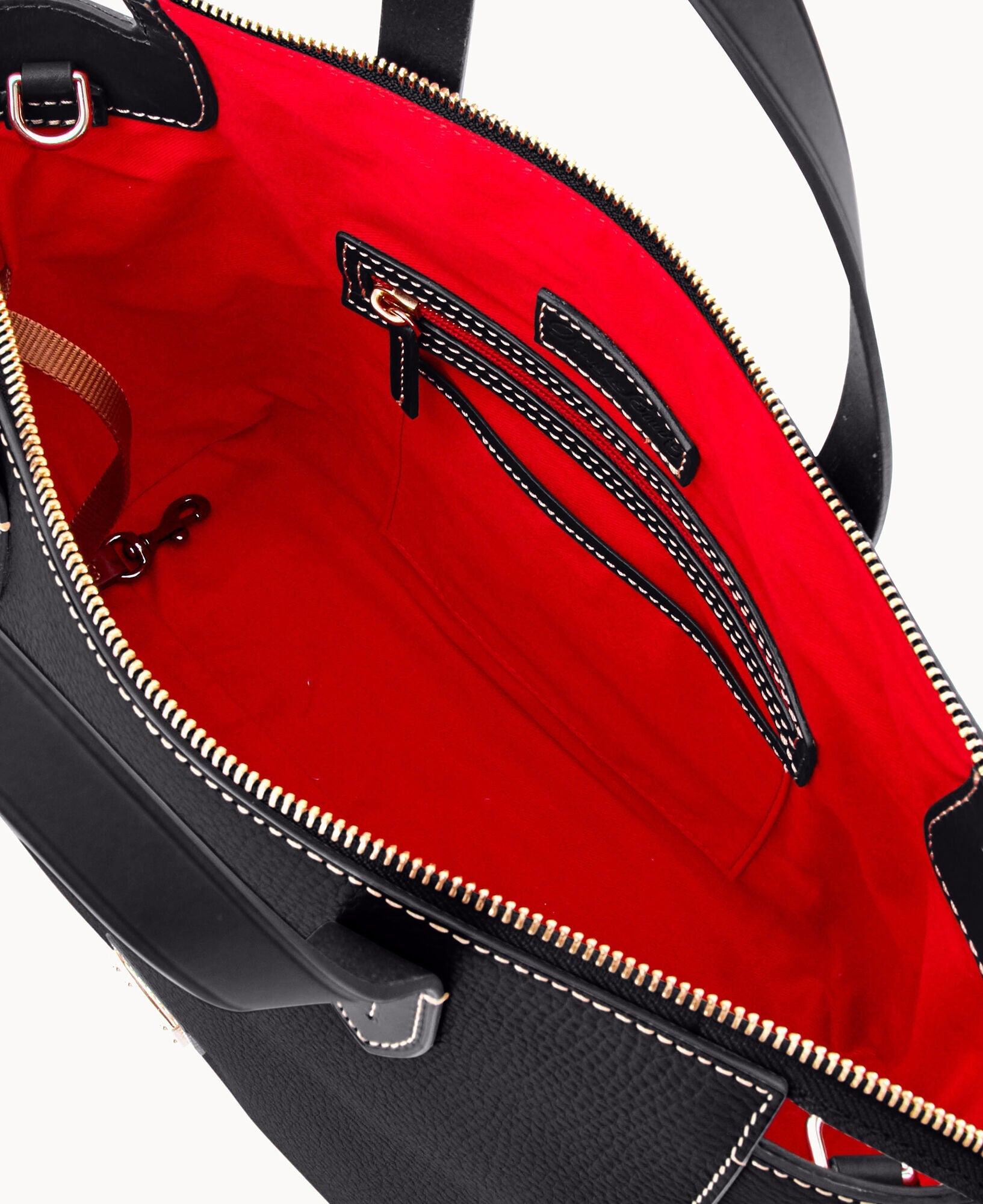 Pebble Grain Domed Satchel