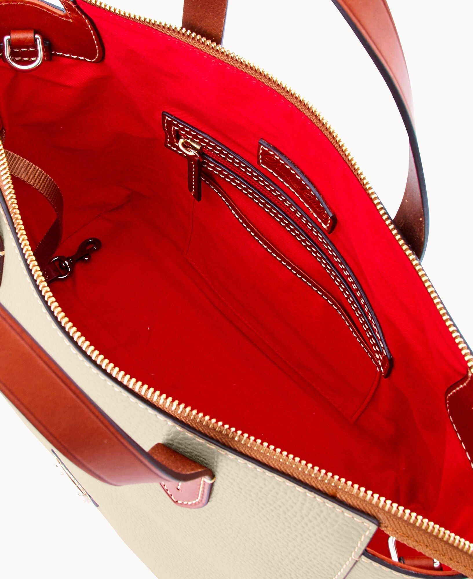 Pebble Grain Domed Satchel