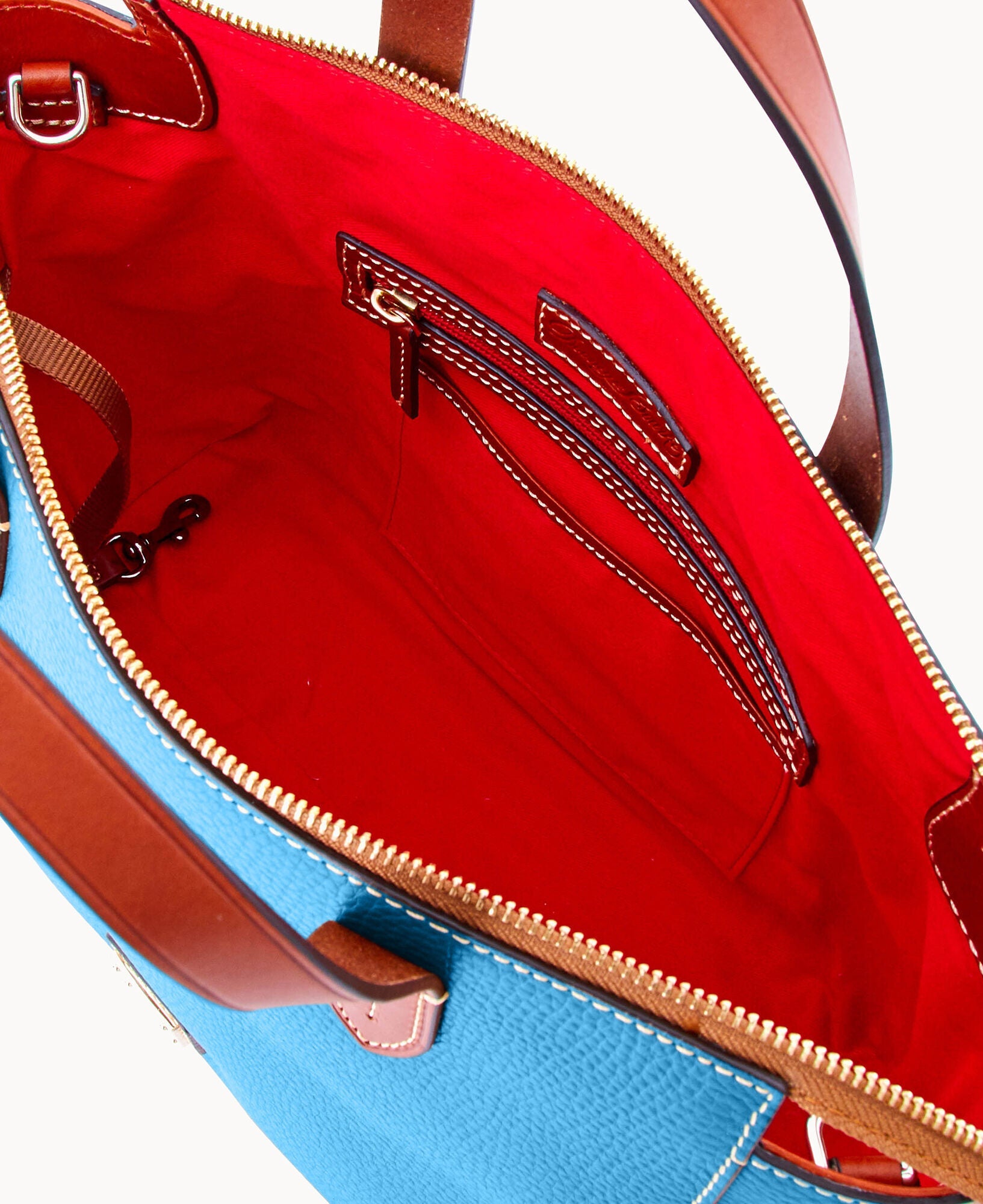 Pebble Grain Domed Satchel