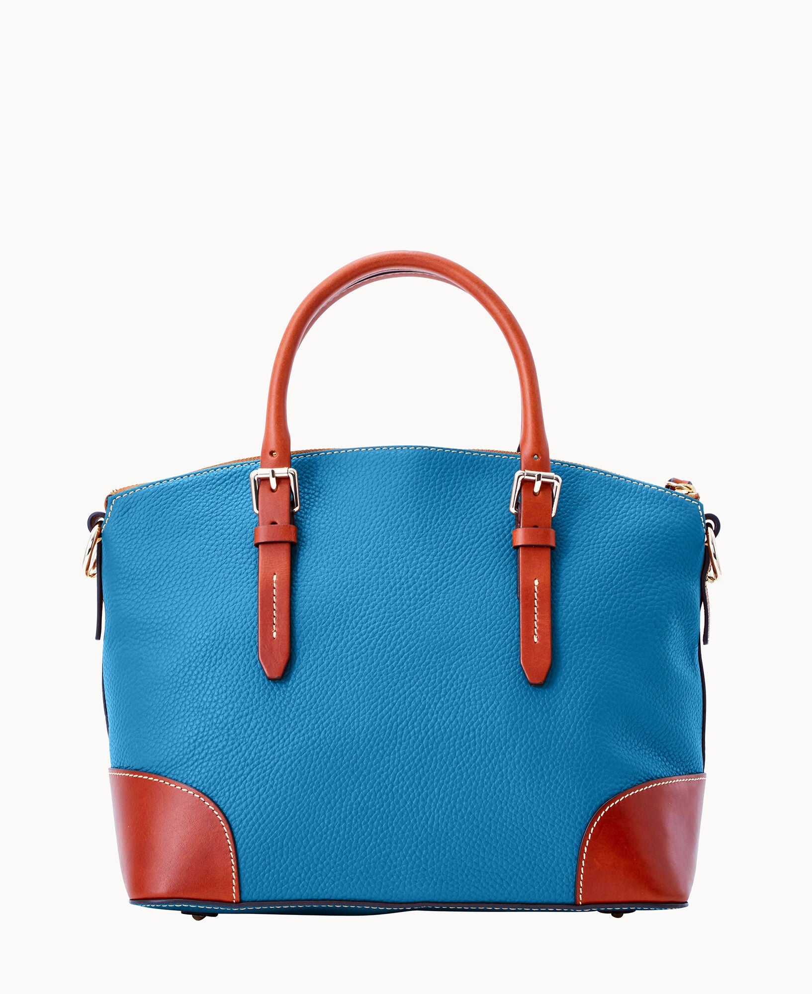 Pebble Grain Domed Satchel